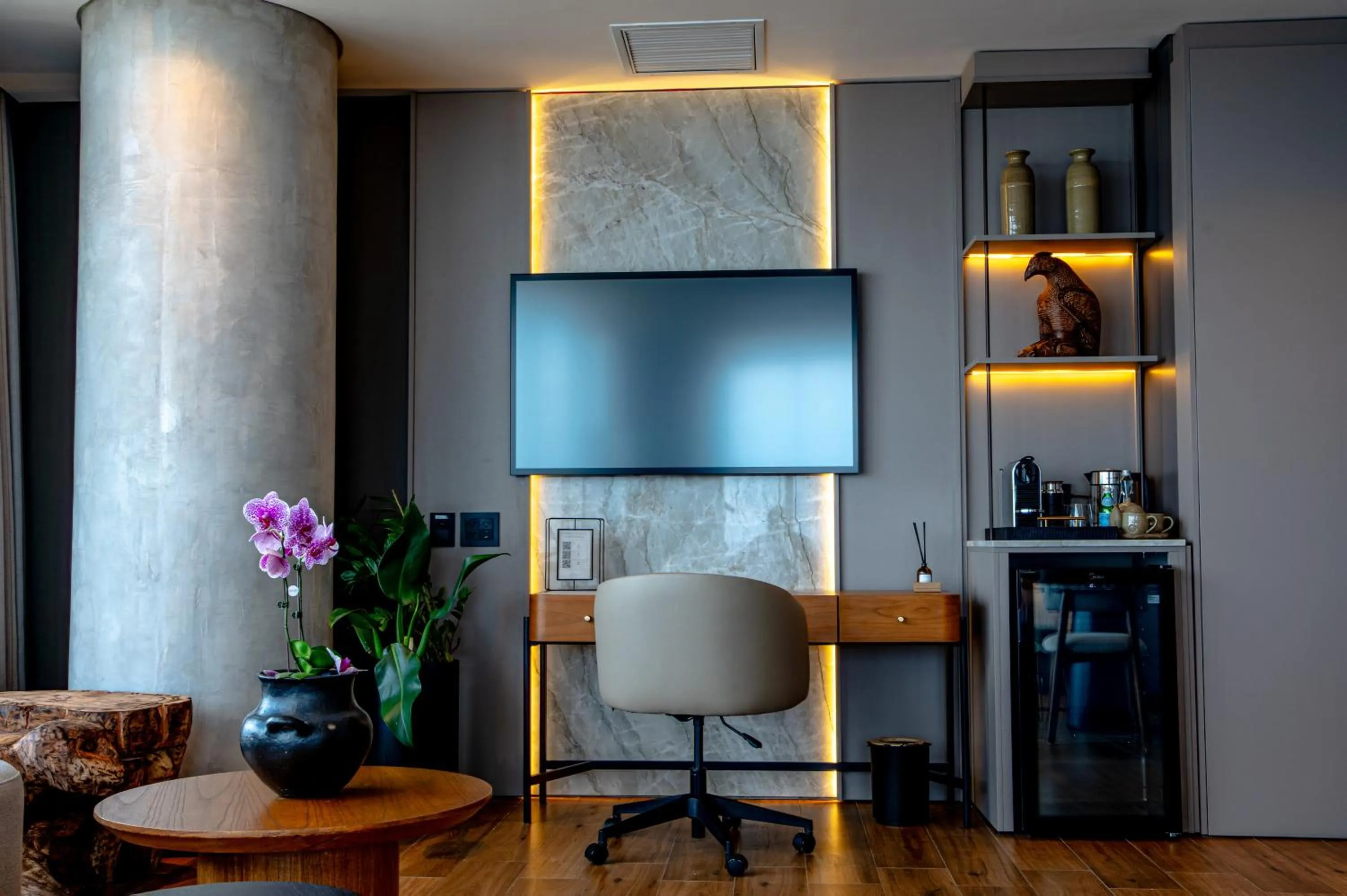 Seating area in Alula Hotel Encarnacion