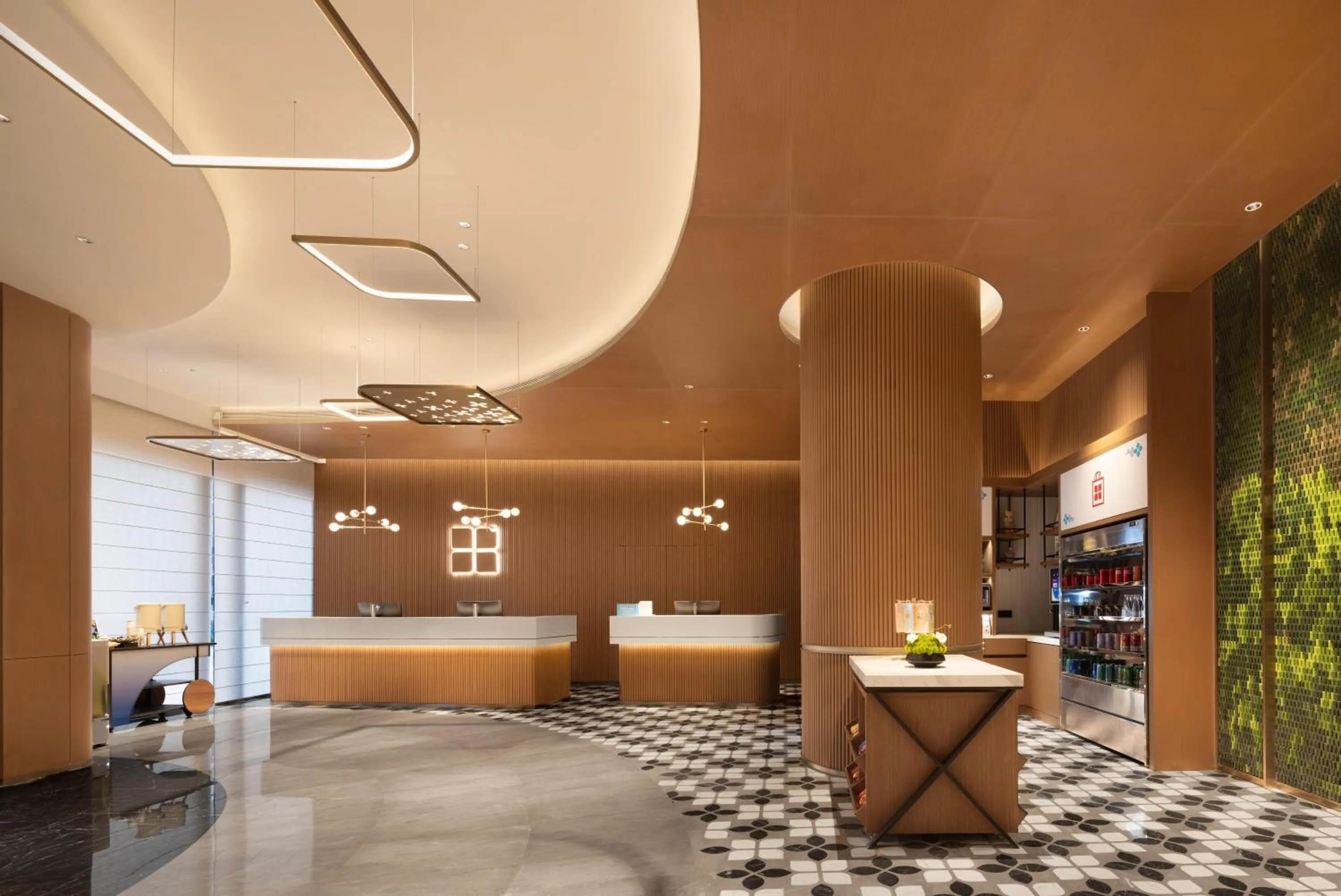 Lobby or reception, Bed in Hilton Garden Inn Hangzhou Grand Canal