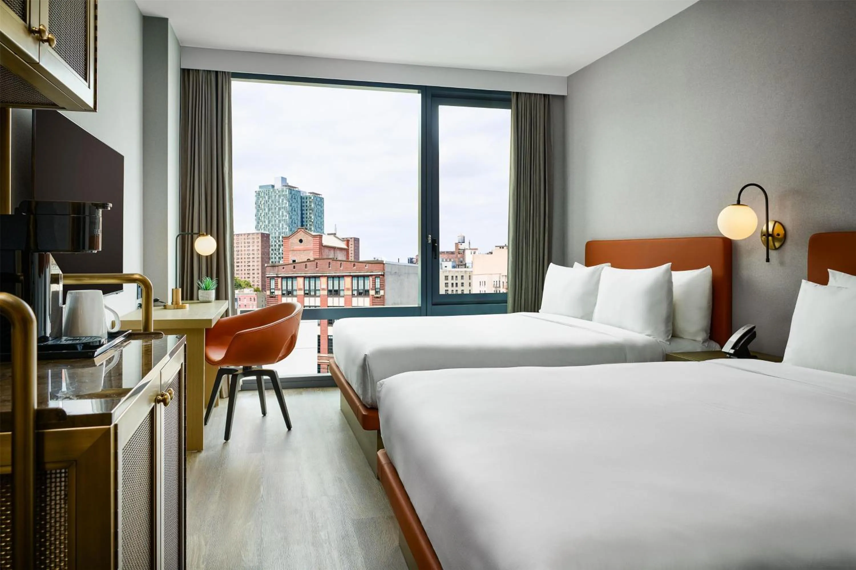 Bed in The George Manhattan, Tapestry Collection By Hilton