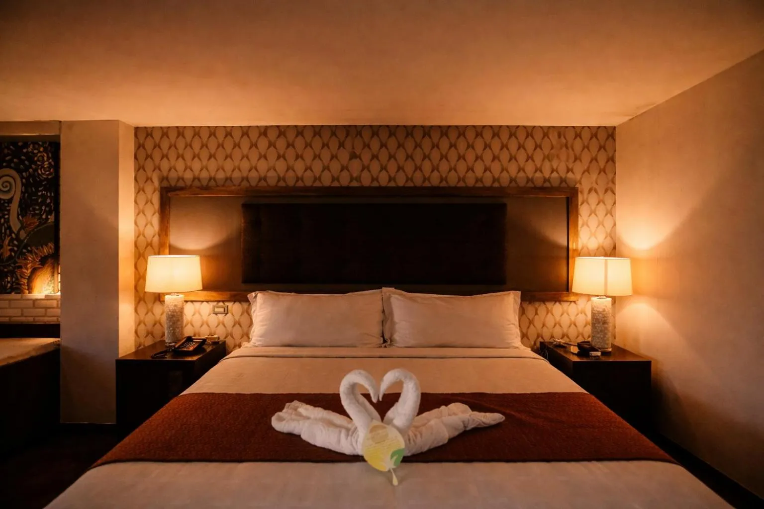 Bed in Amega Hotel