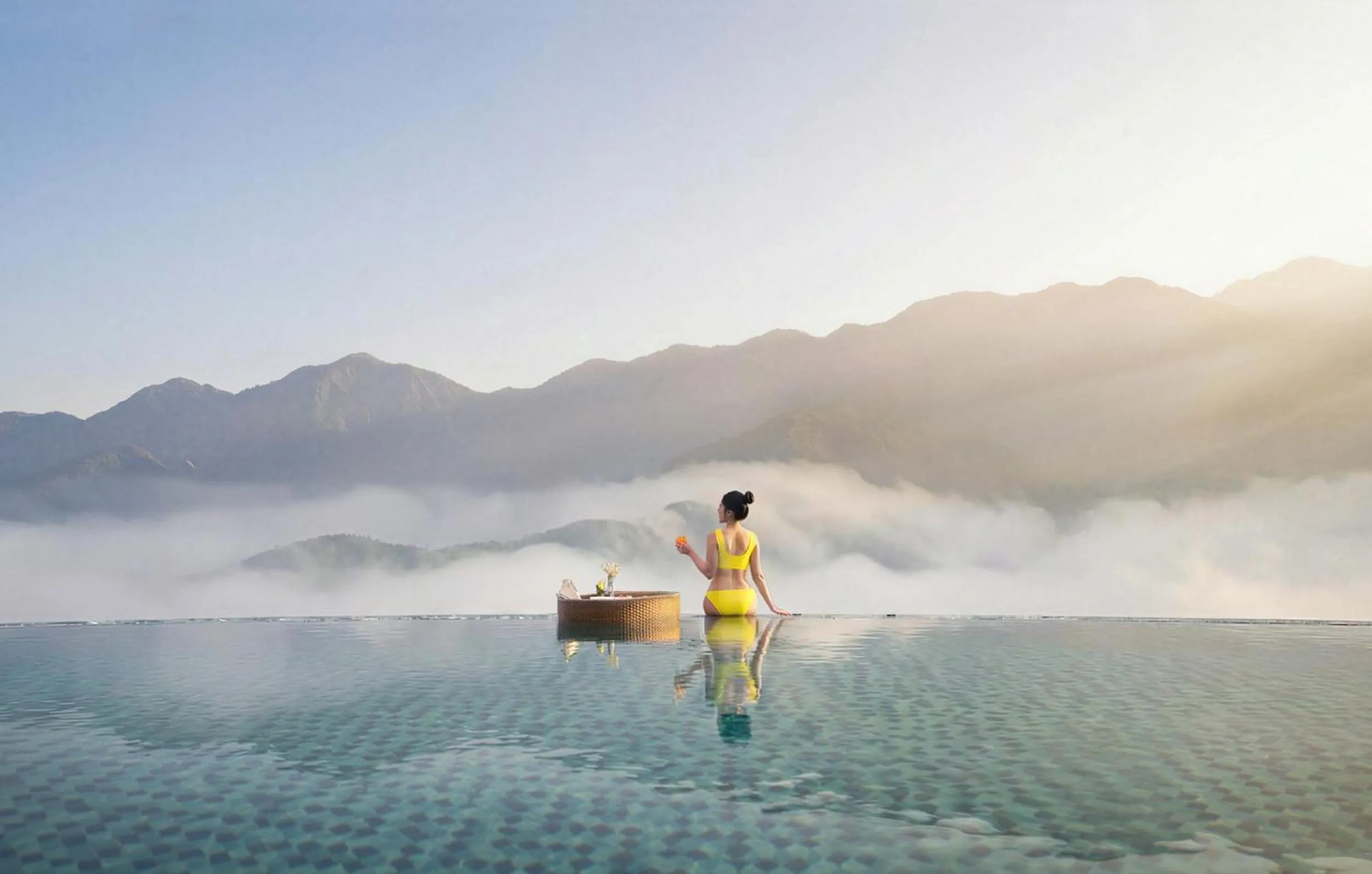 Pool view in DeLaMont Sapa Hotel - Hill Serenity Retreat