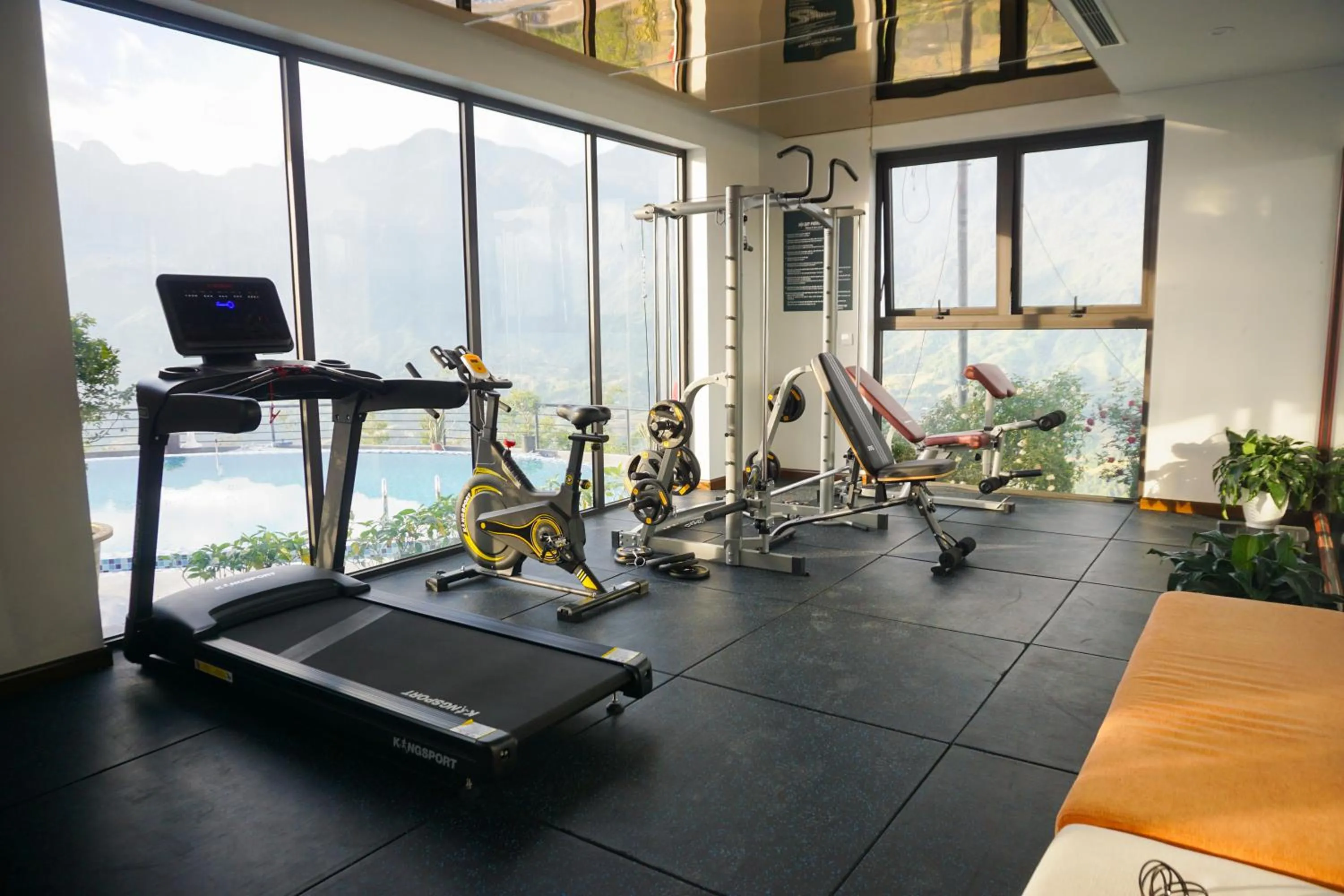 Fitness centre/facilities in DeLaMont Sapa Hotel - Hill Serenity Retreat