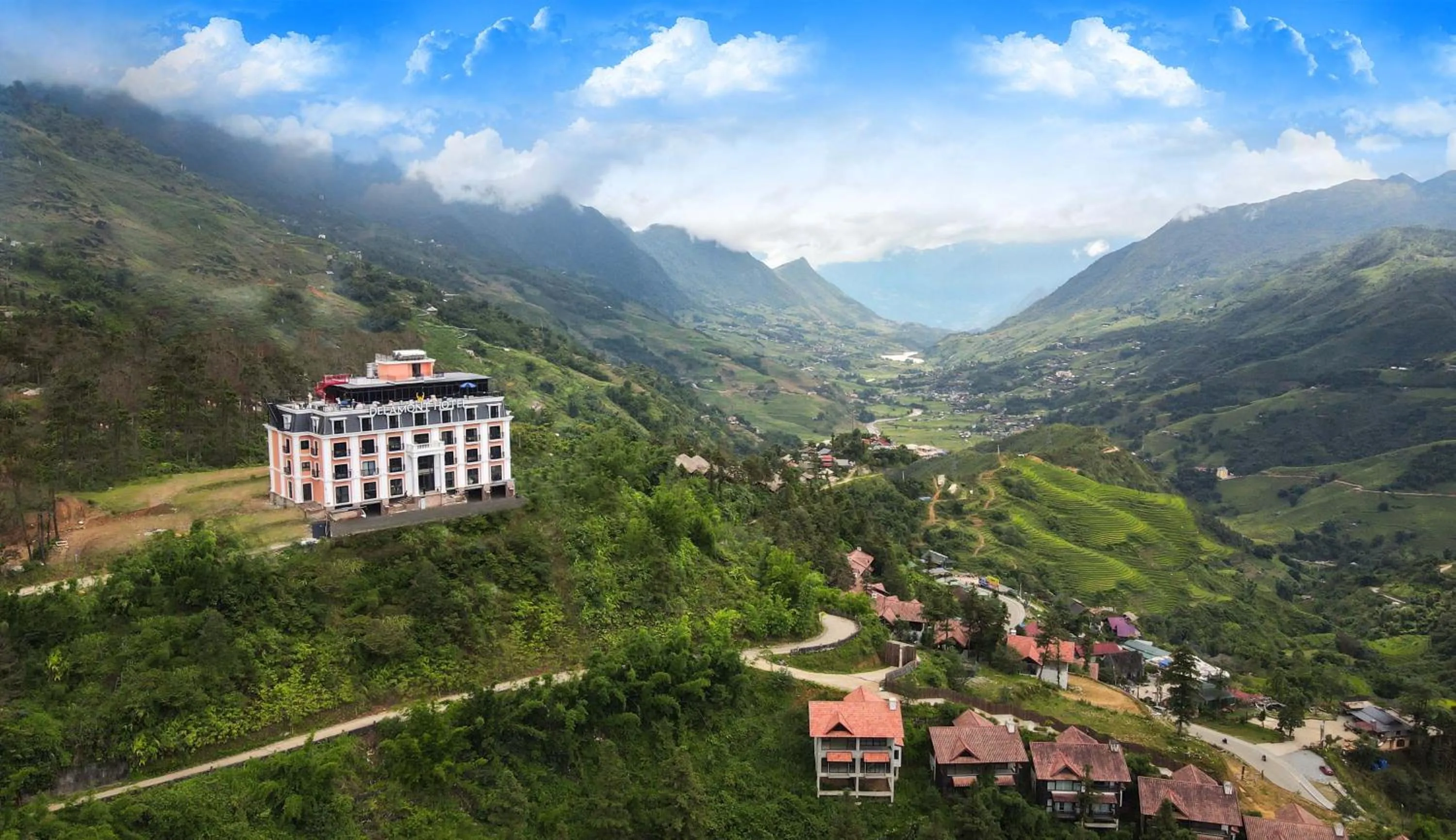 Property building in DeLaMont Sapa Hotel - Hill Serenity Retreat