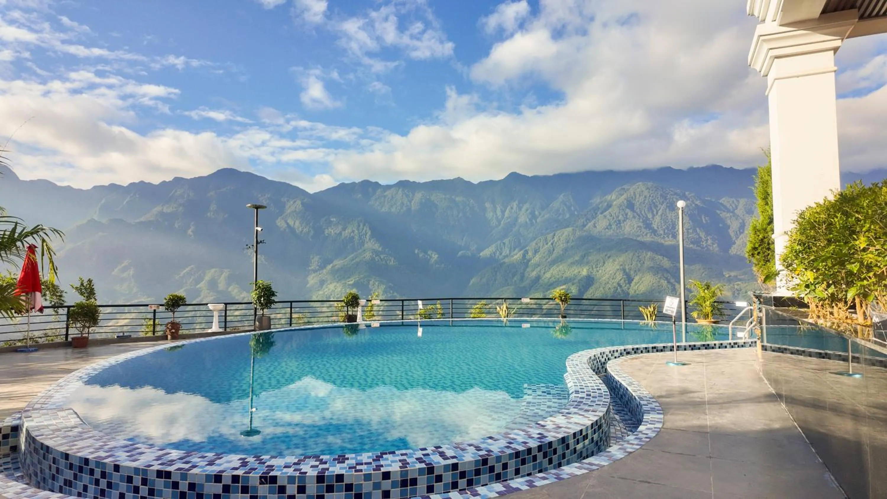 Pool view in DeLaMont Sapa Hotel - Hill Serenity Retreat