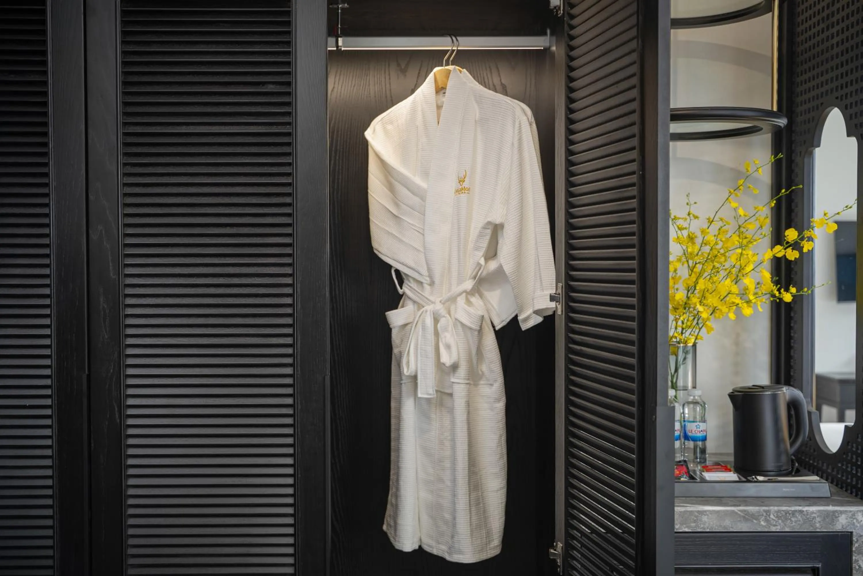 wardrobe in DeLaMont Sapa Hotel - Hill Serenity Retreat