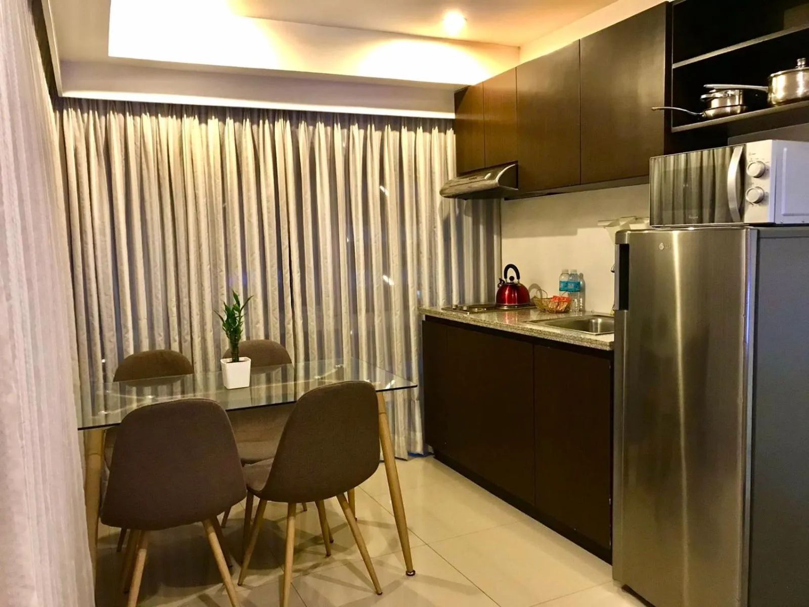 Kitchen or kitchenette in MaxStays - Max Home at Fort Victoria Tower A