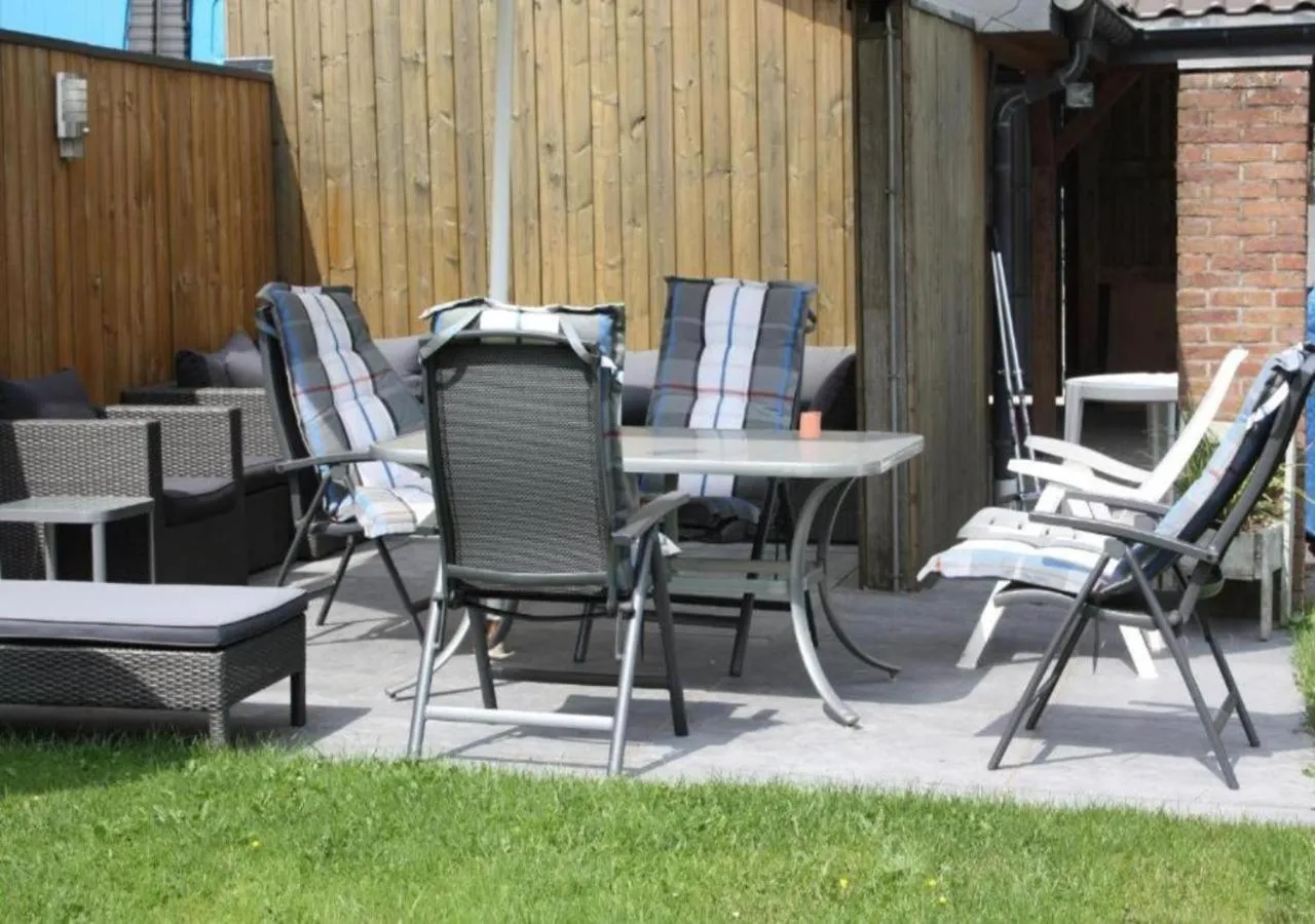 Patio in Hôtel Belair "Ravel Etape"