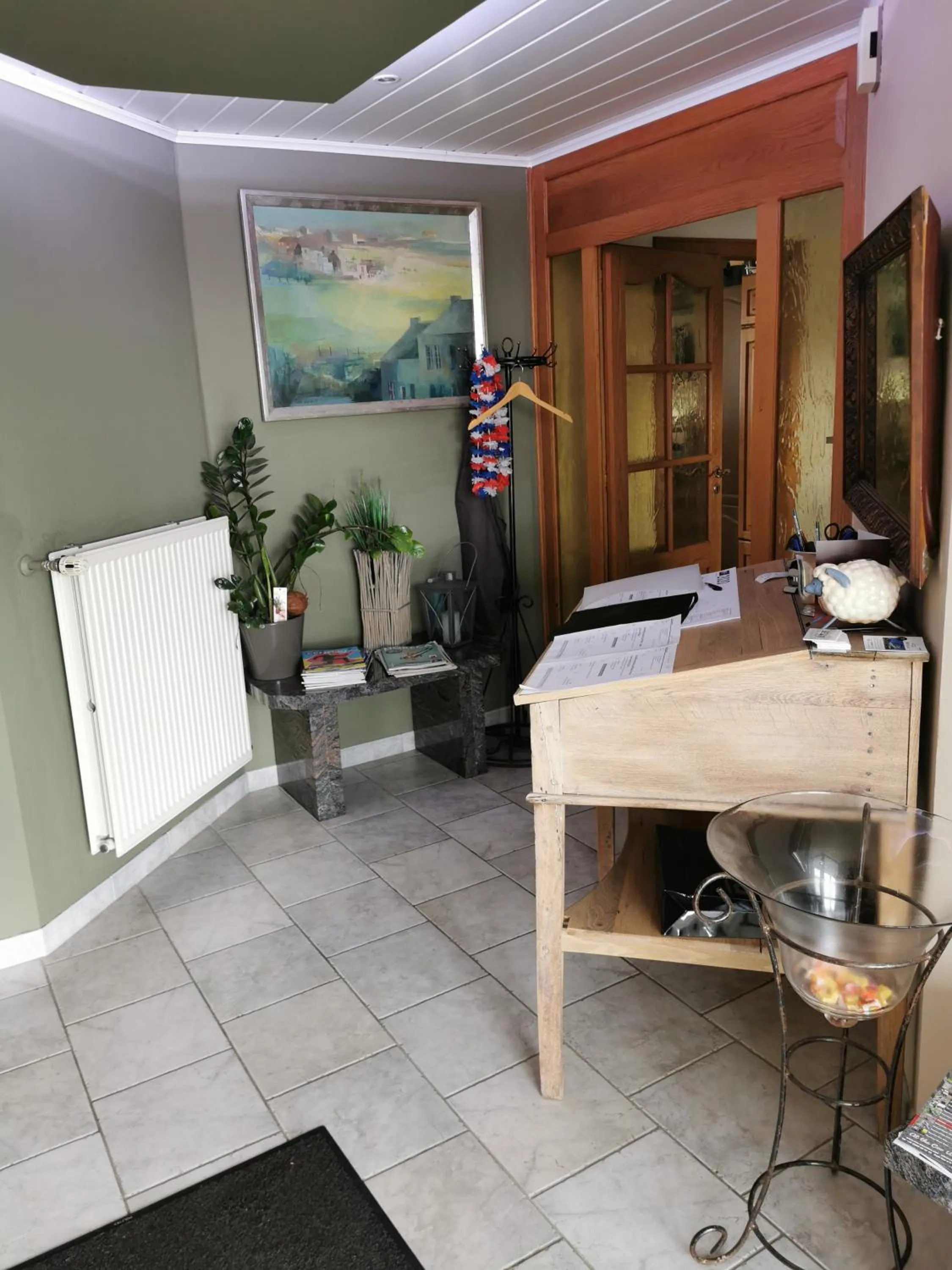 Lobby or reception in Hôtel Belair "Ravel Etape"