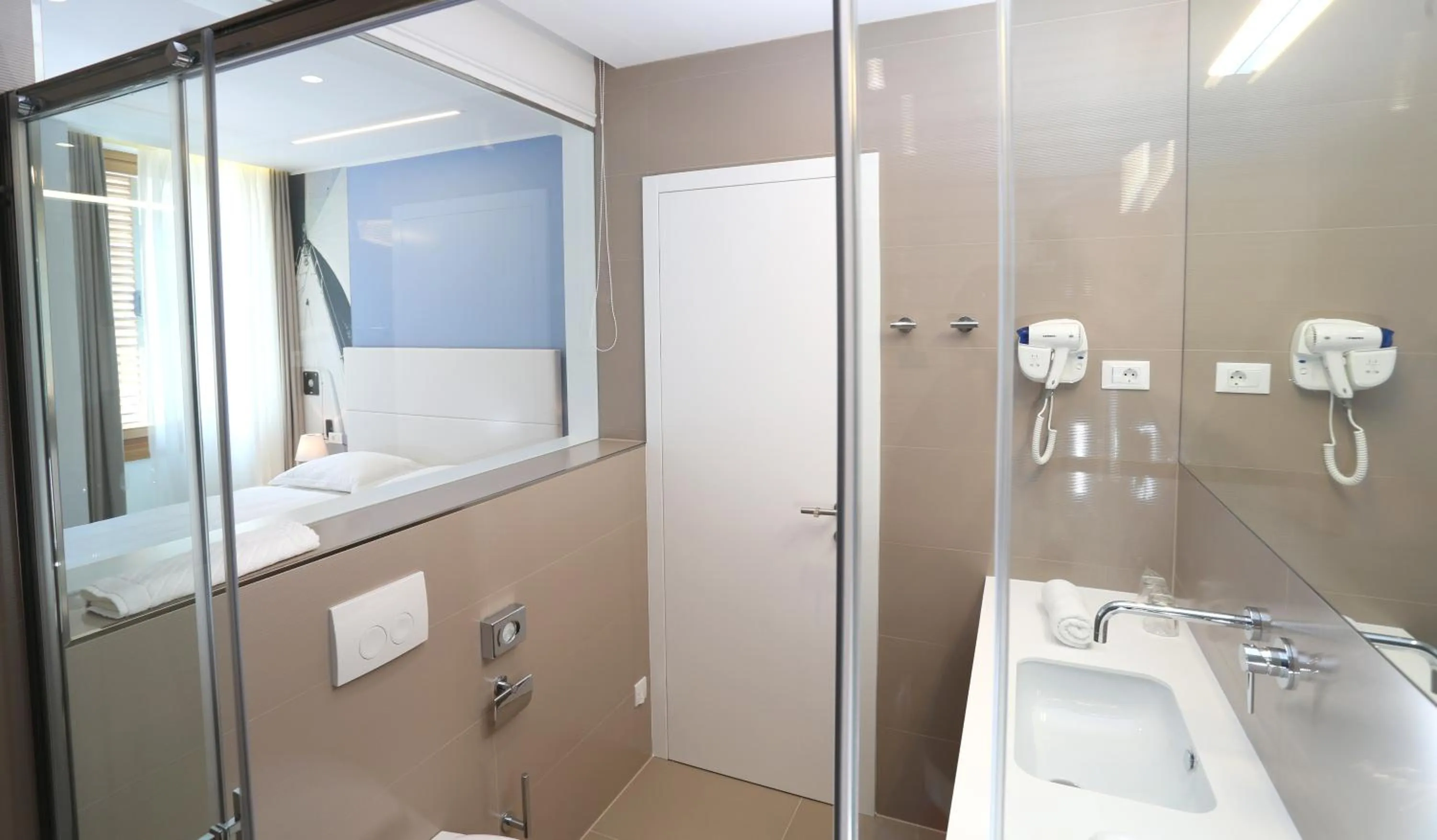 Shower in Guesthouse Villa Scalaria