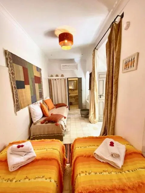 Bed in Riad Dar Aman