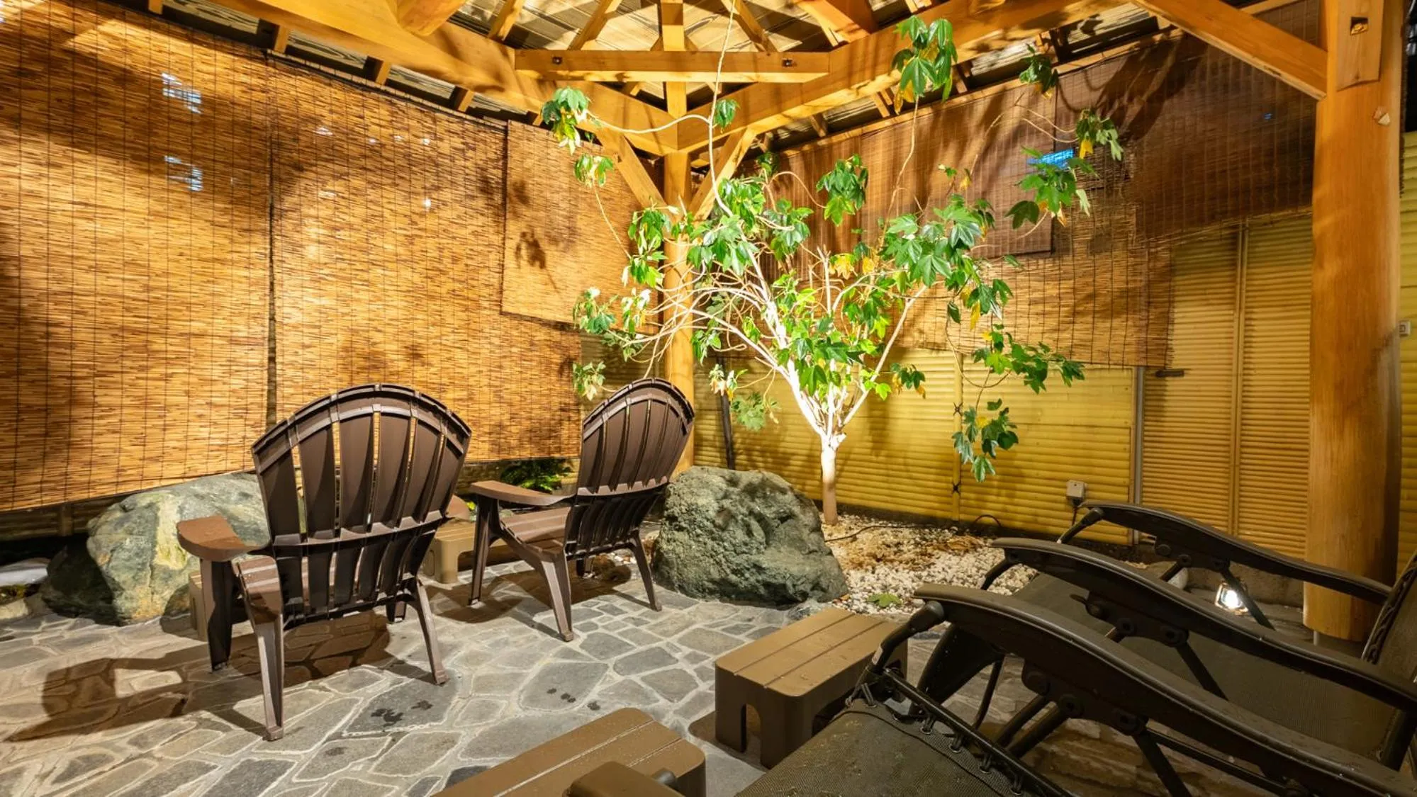 Open Air Bath in LiVEMAX Resort Echigo Yuzawa