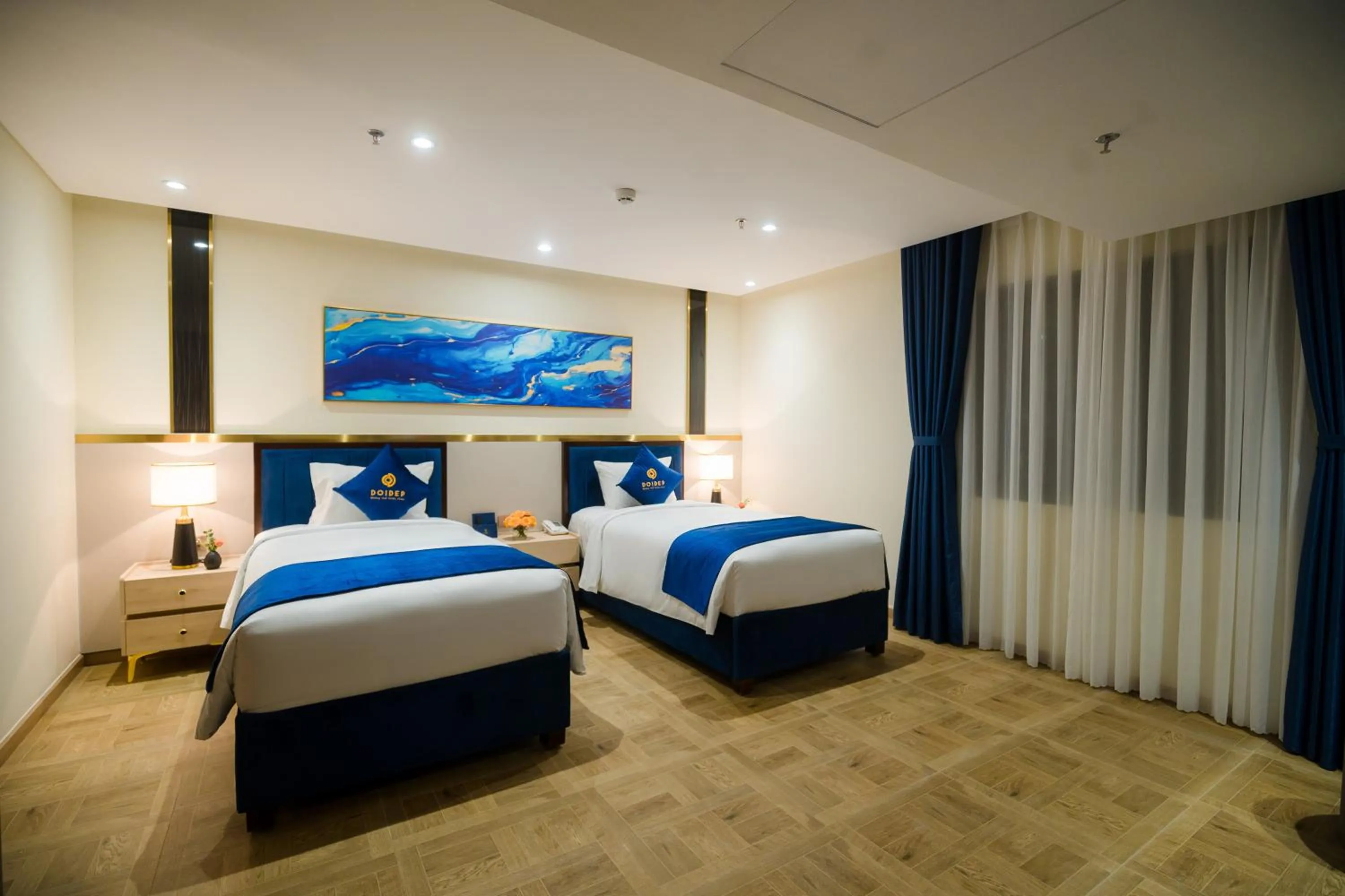 Bedroom, Bed in Sandals Mimosa