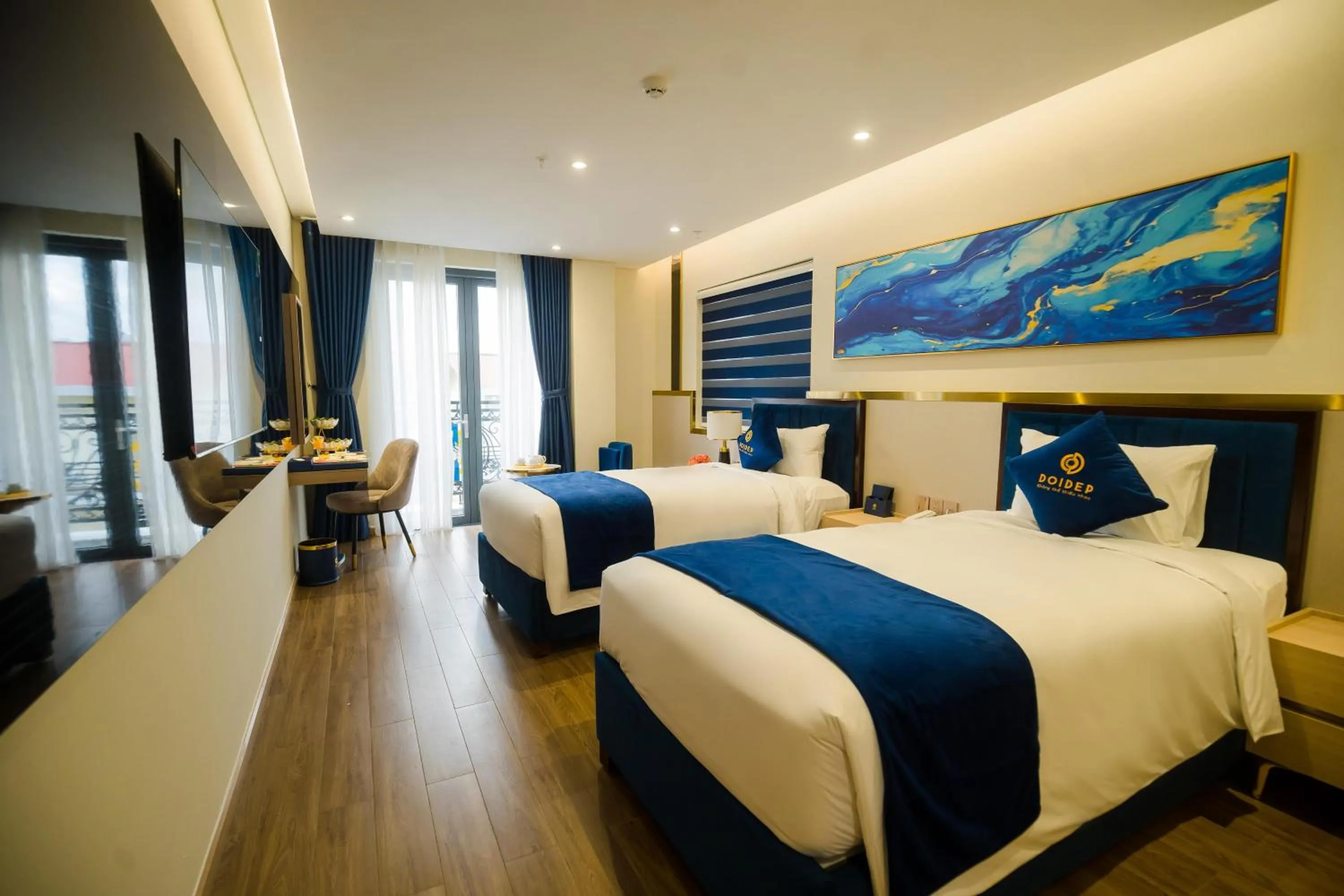 Bedroom, Bed in Sandals Mimosa