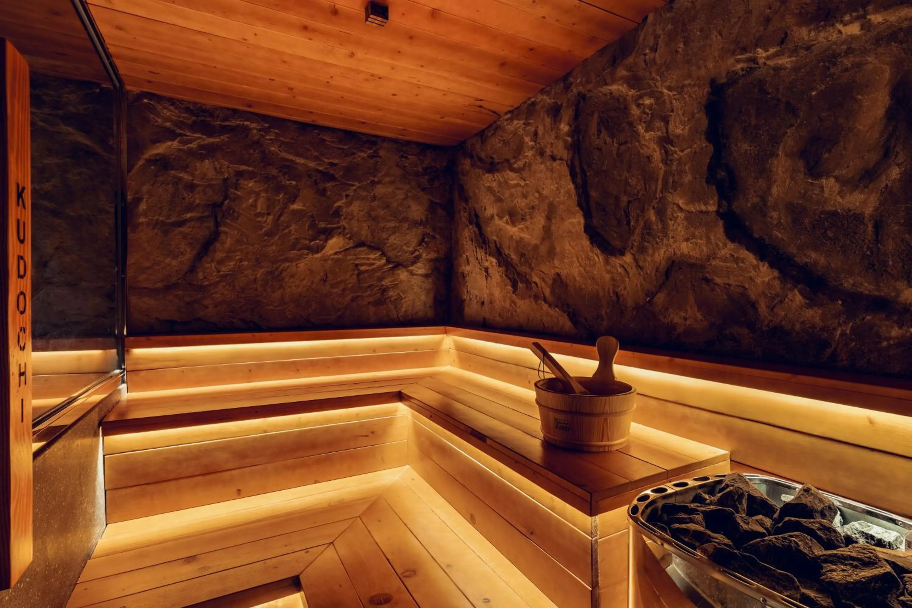 Sauna in Kin Hotel Onsen Edition