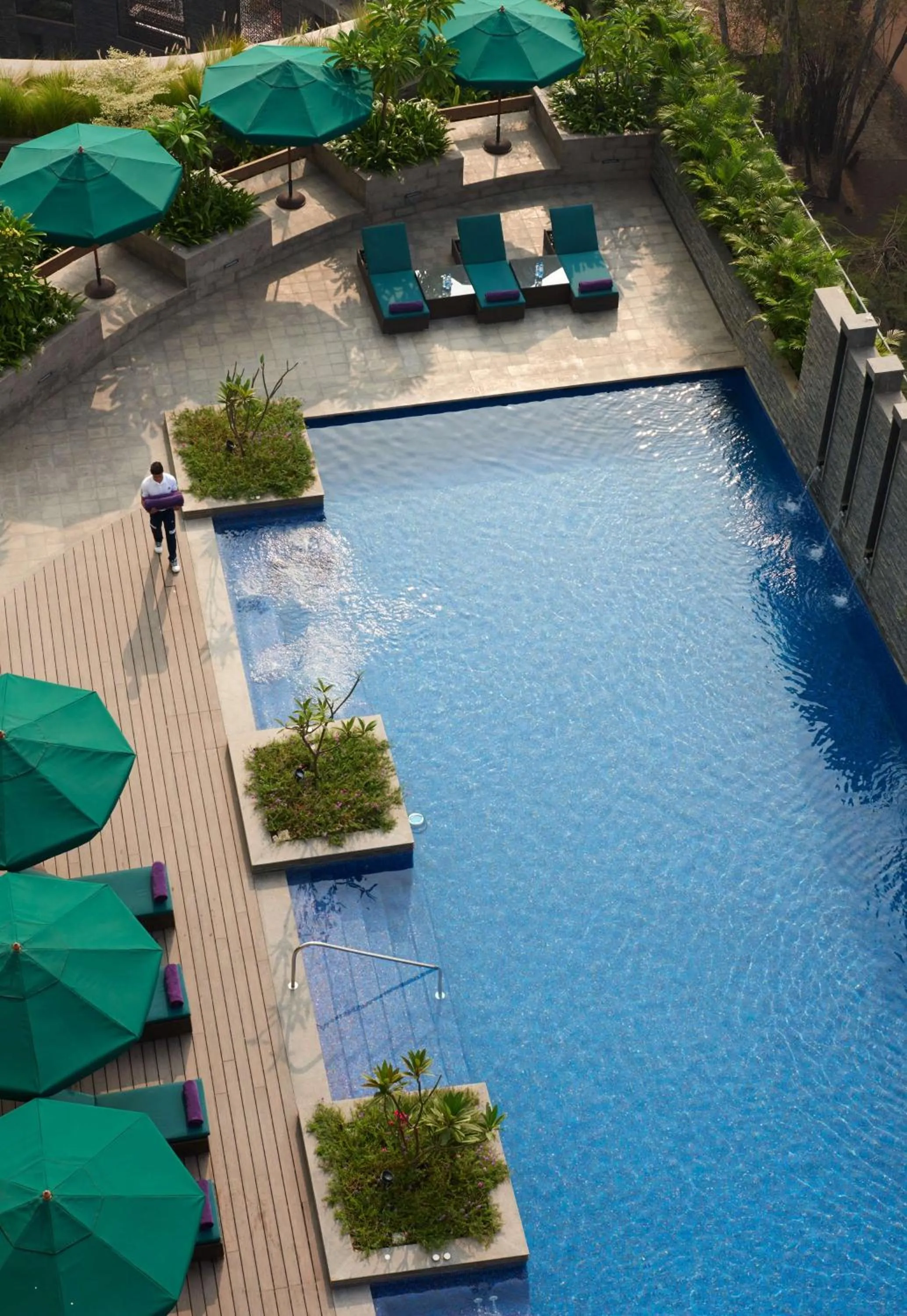 Pool view in Conrad Pune