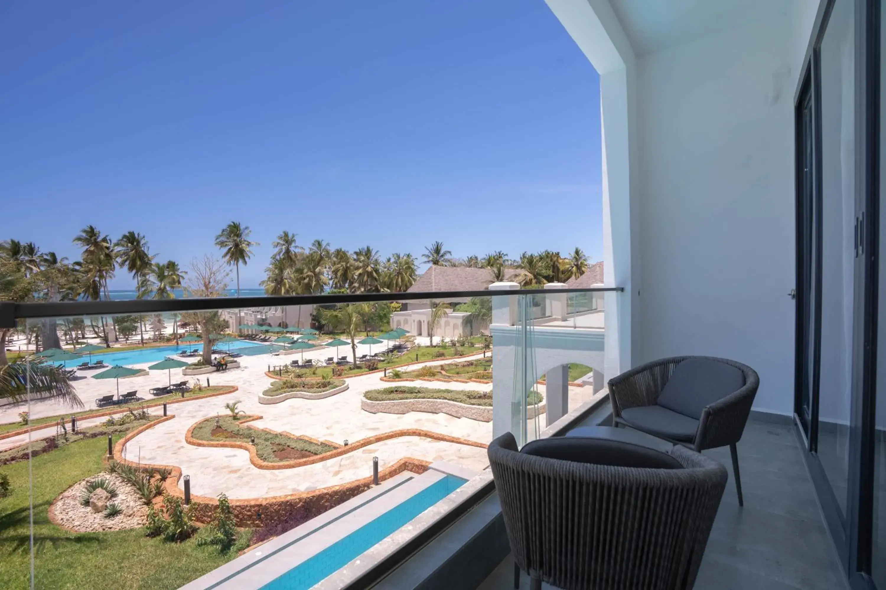 Double Room with Balcony Pool View & Sea View - single occupancy in Tembo Kiwengwa Resort Double Room with Balcony Pool View & Sea View - single occupancy in Tembo Kiwengwa Resort