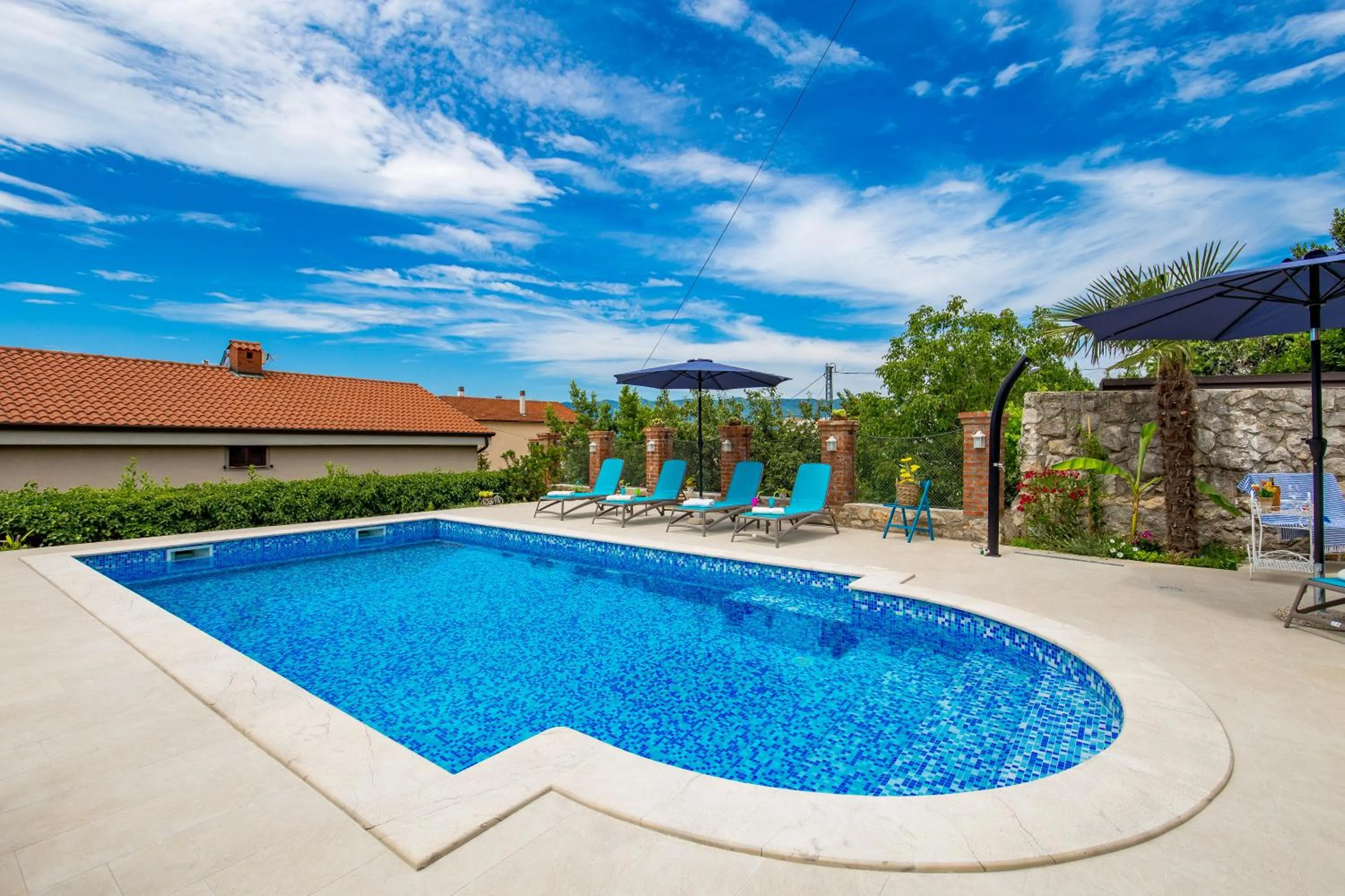 Swimming pool in Apartment Patricia Rijeka