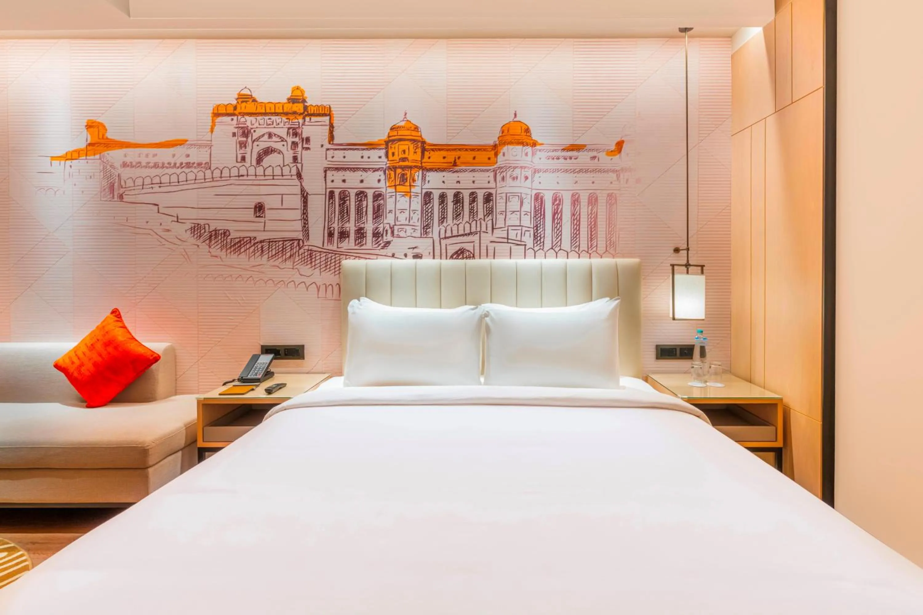 Bedroom, Bed in Sarovar Premiere Alwar