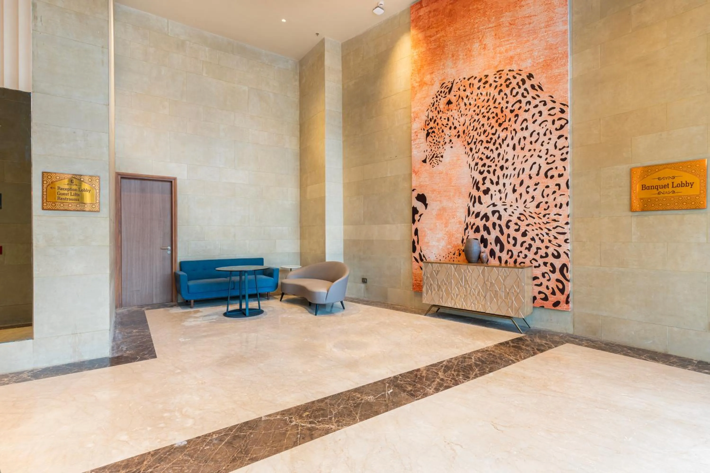 Seating area in Sarovar Premiere Alwar