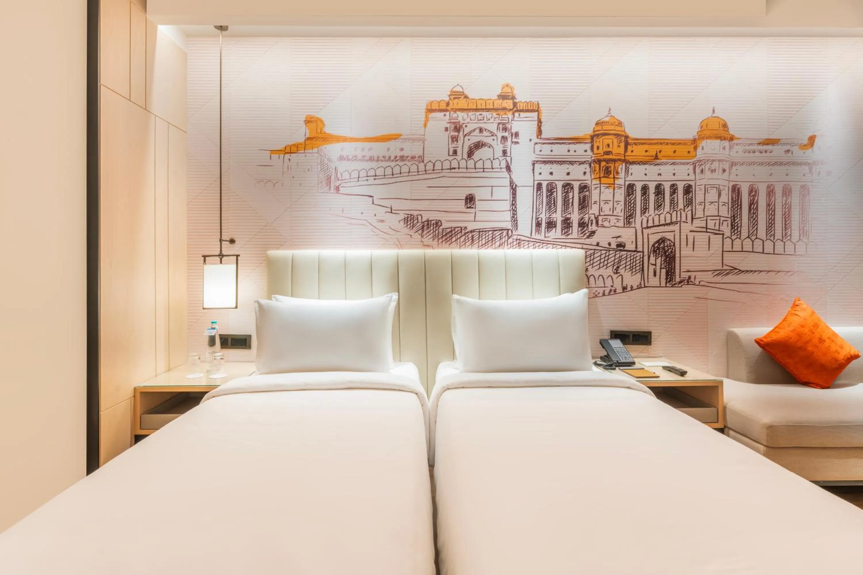 Bedroom, Bed in Sarovar Premiere Alwar