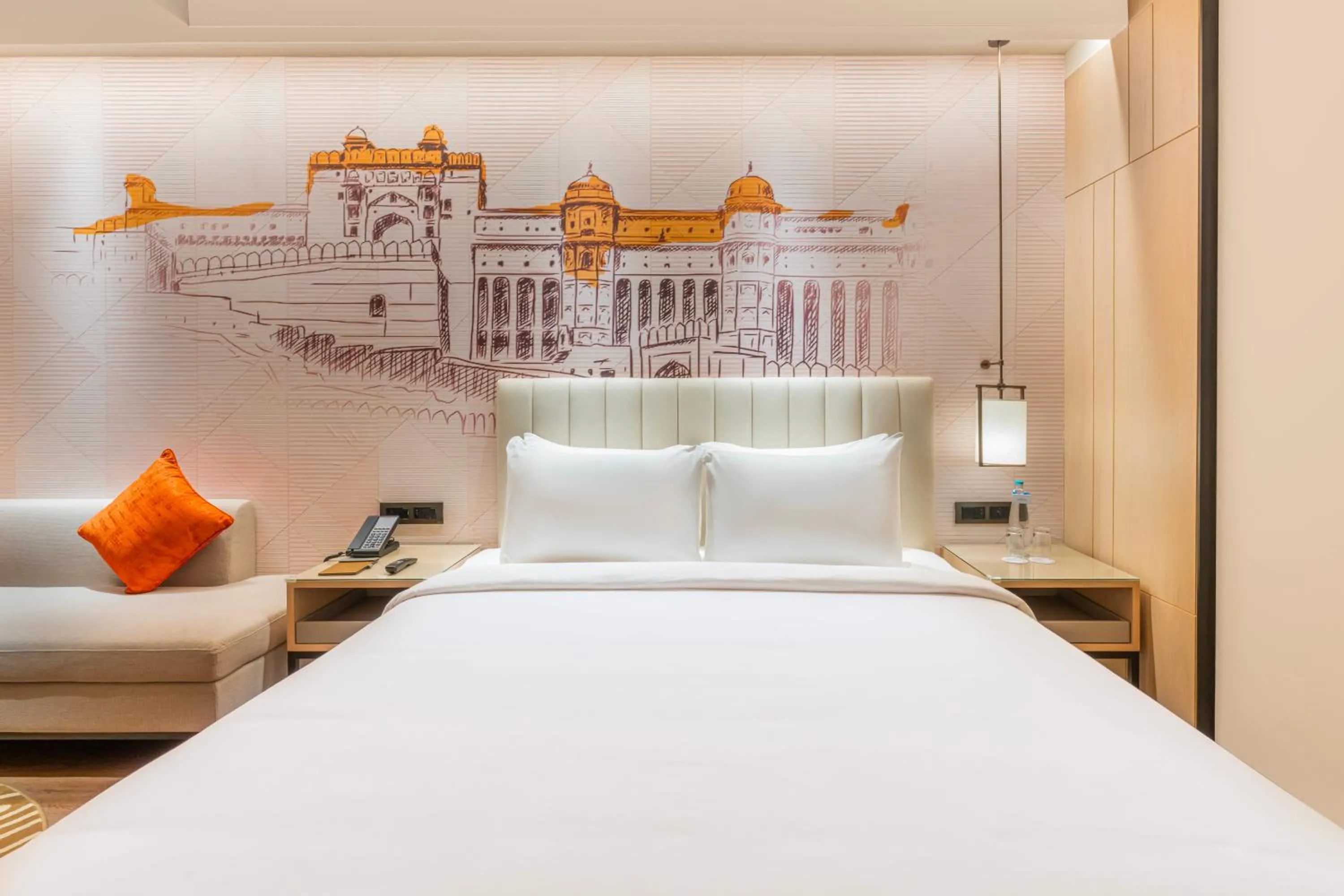 Bedroom, Bed in Sarovar Premiere Alwar