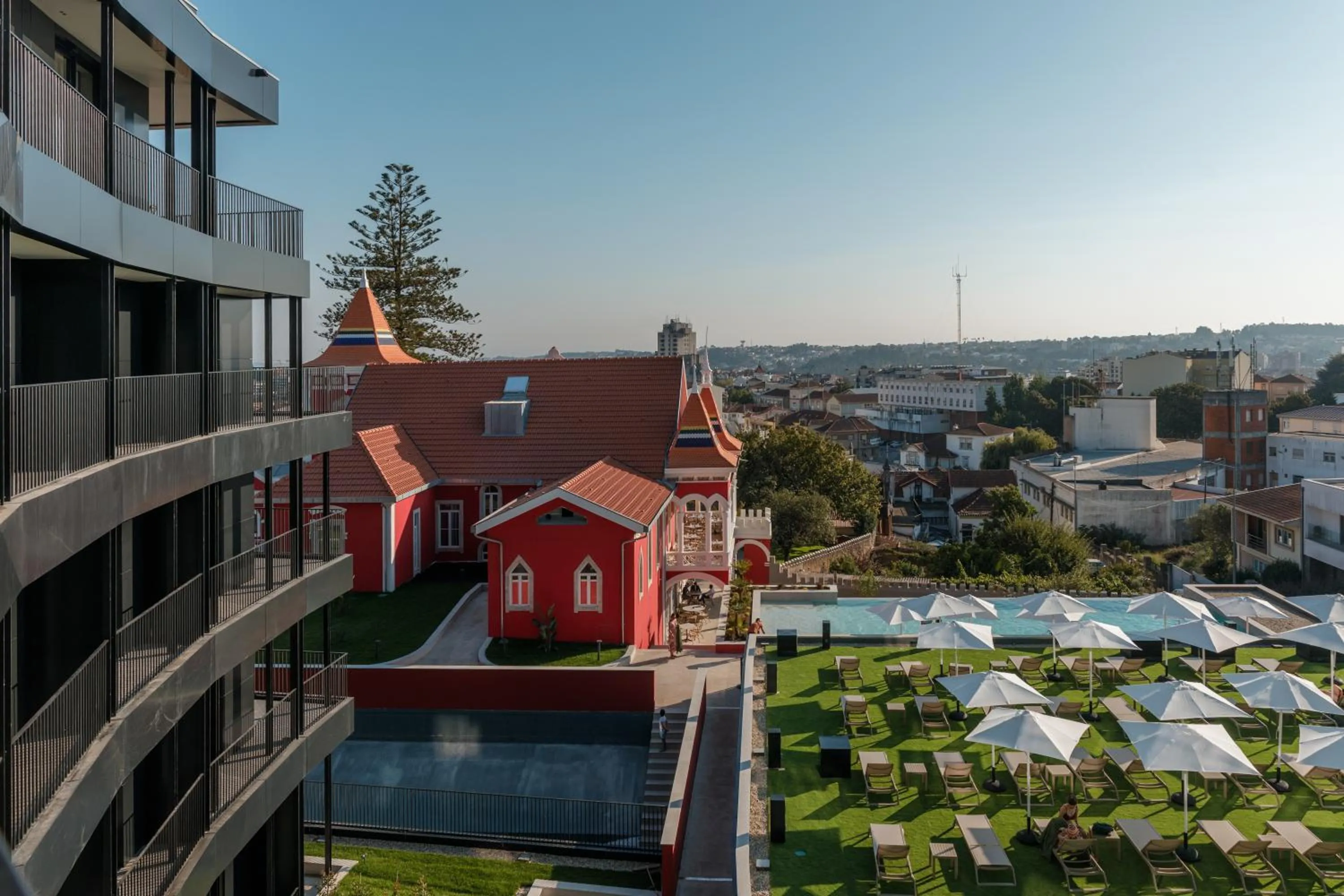 Pool view in Meliá São João da Madeira