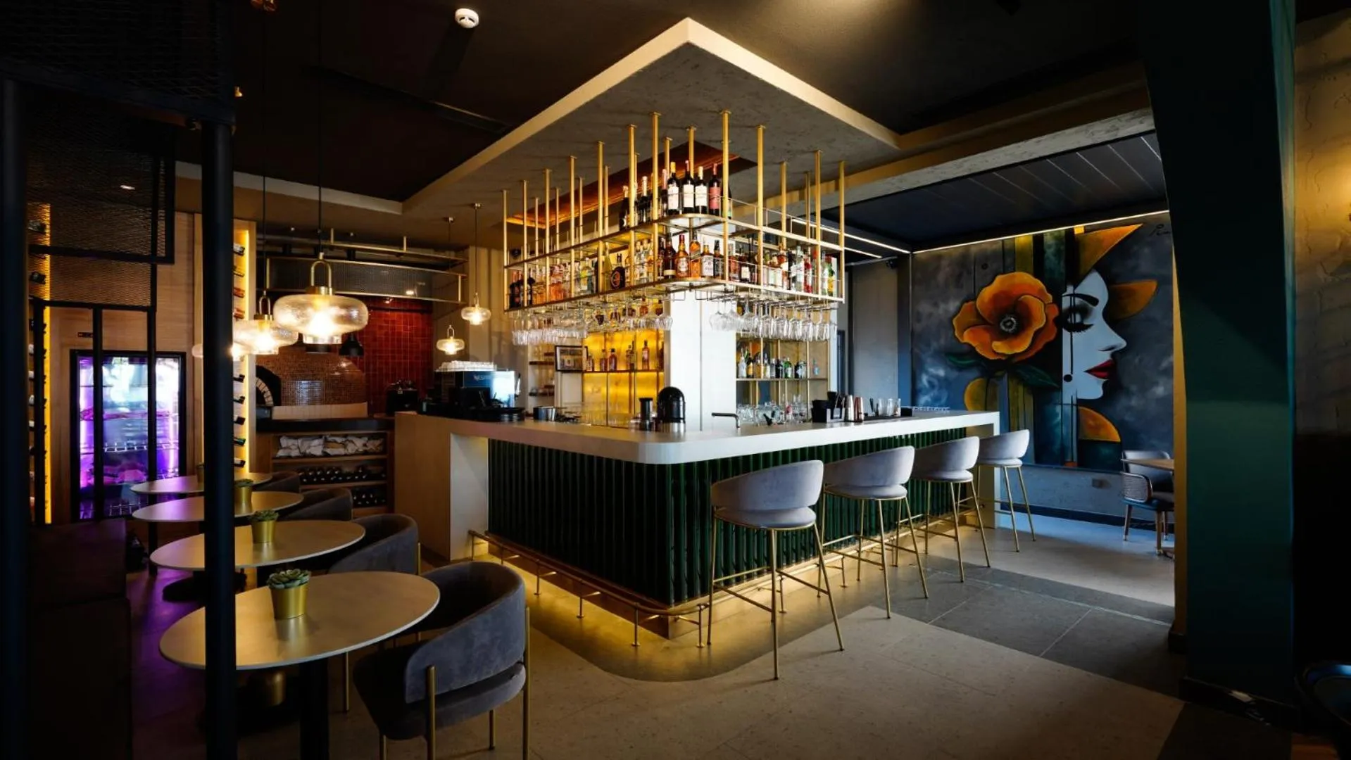 Lounge or bar in RUKA Hotel
