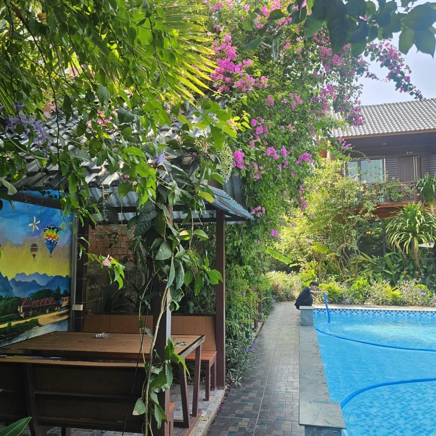 Garden in Champa Phan Boutique Hotel