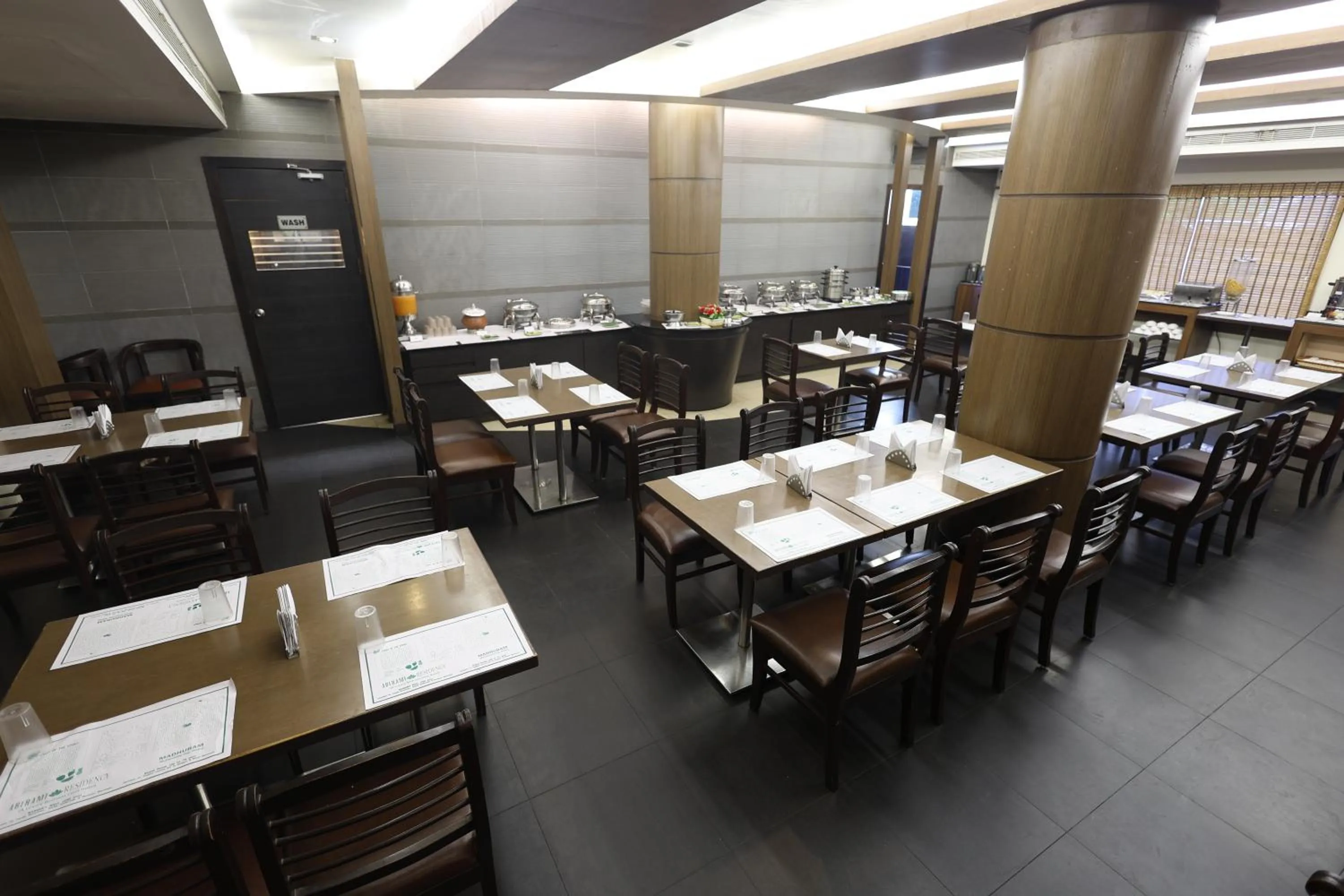 Restaurant/places to eat in Abirami Residency