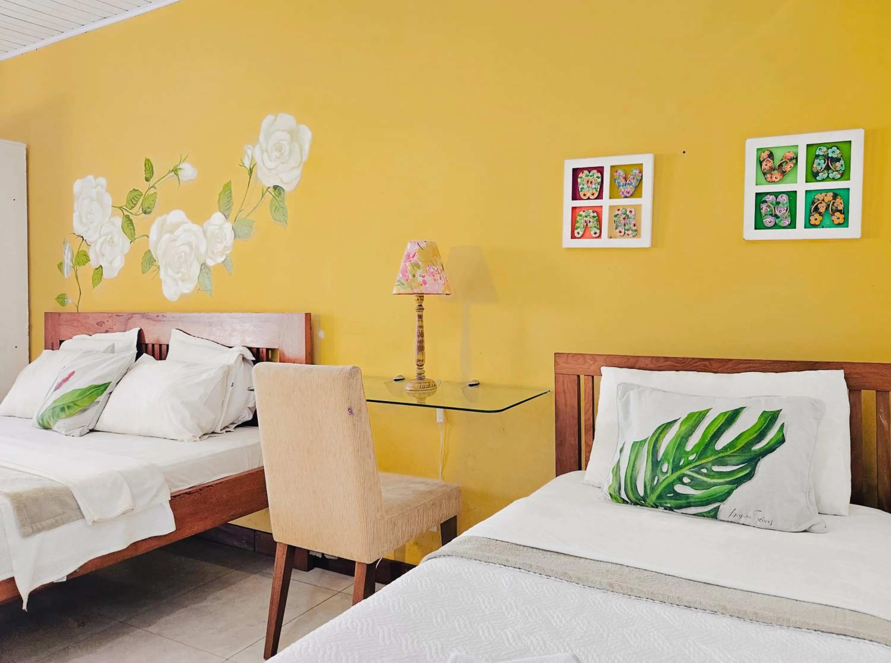 Bed in Pousada Praia e Conforto