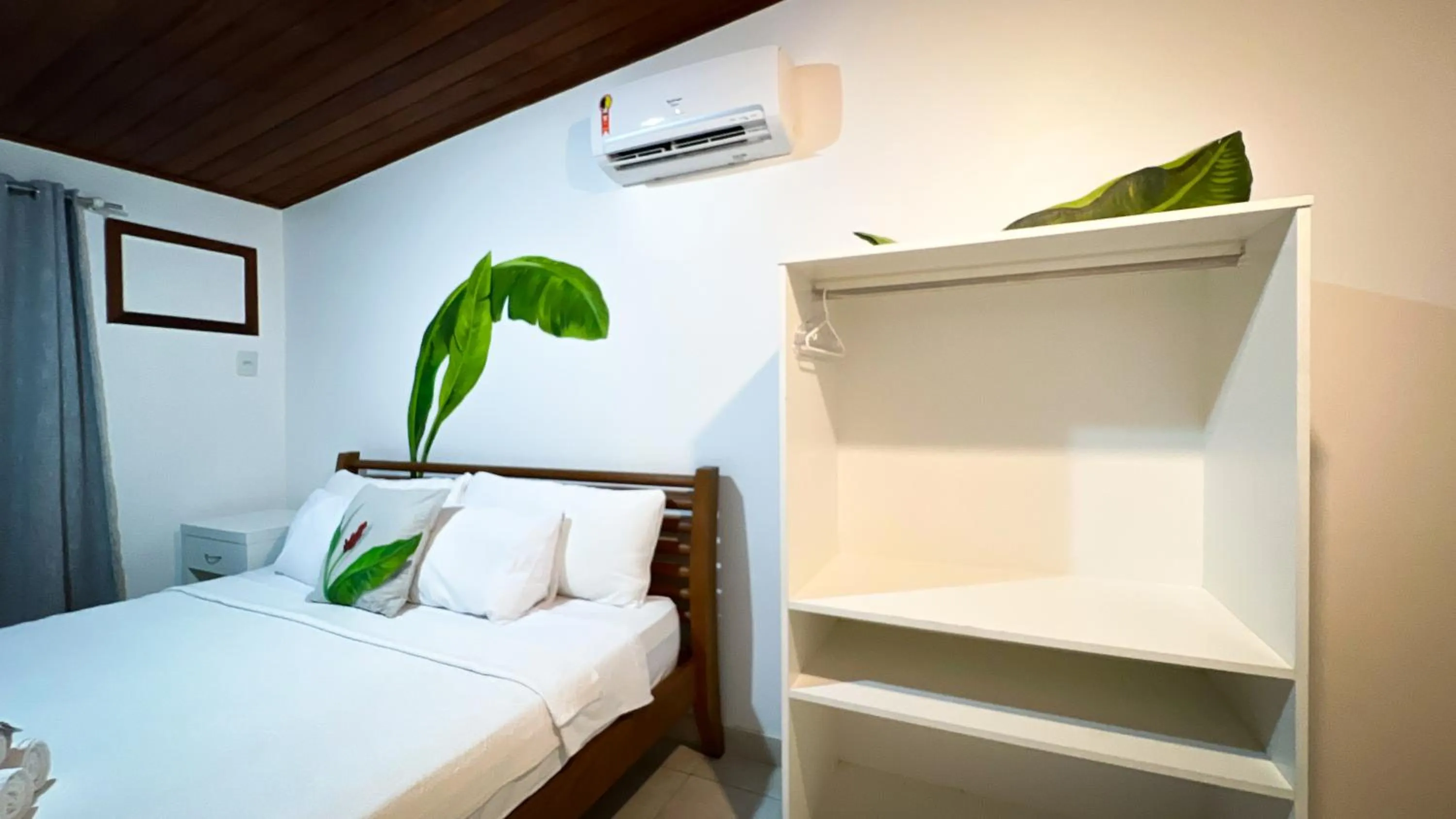 Bed in Pousada Praia e Conforto