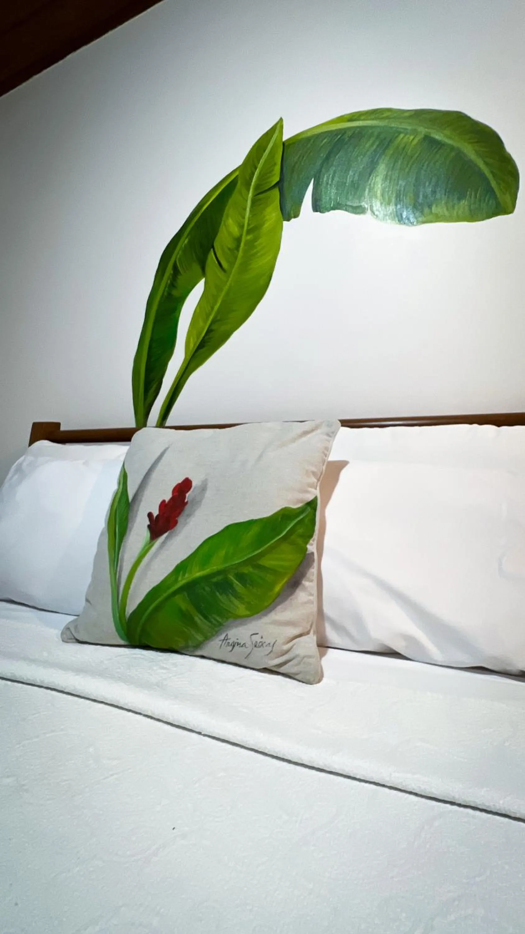 Bed in Pousada Praia e Conforto