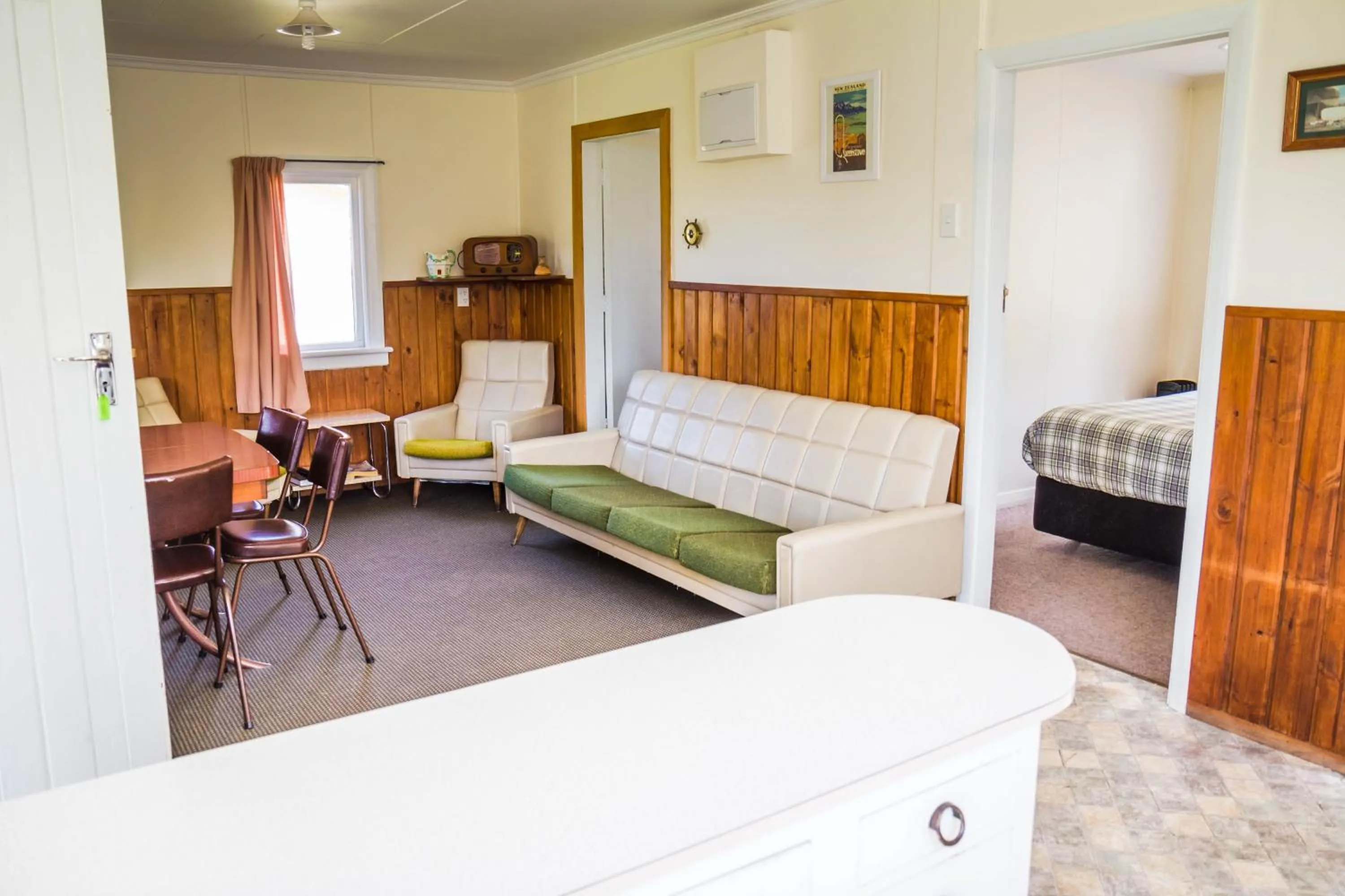 Living room in The Camp - Lake Hawea