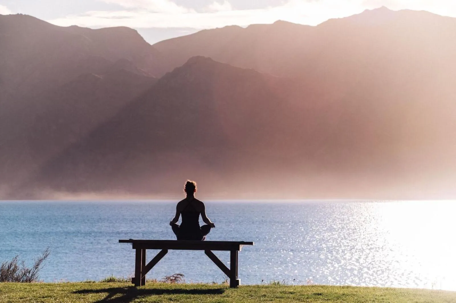 Lake view in The Camp - Lake Hawea