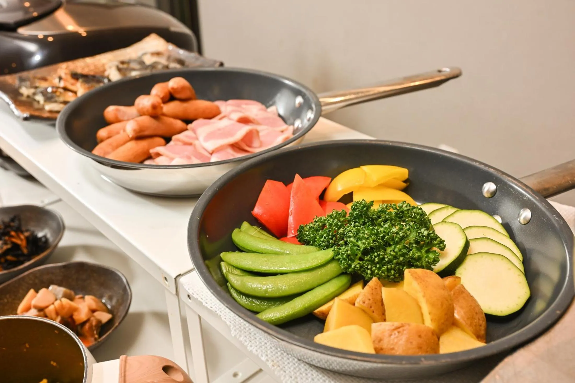 Buffet breakfast in Sanco Inn Grande Tokyo Hamamatsucho