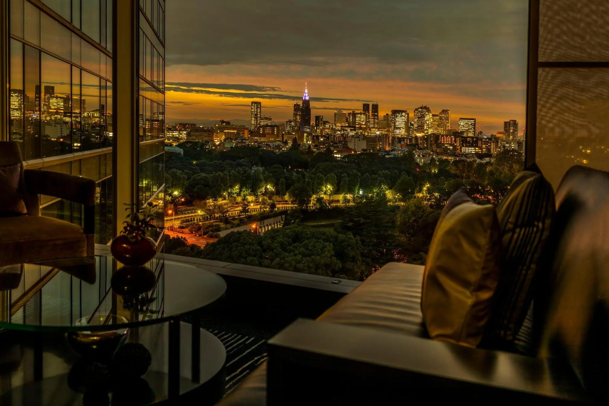 Seating area in Hotel New Otani Tokyo EXECUTIVE HOUSE ZEN