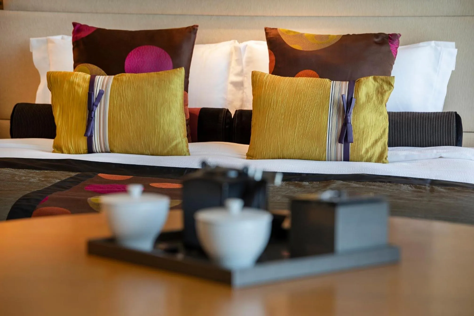 Bed in Hotel New Otani Tokyo EXECUTIVE HOUSE ZEN