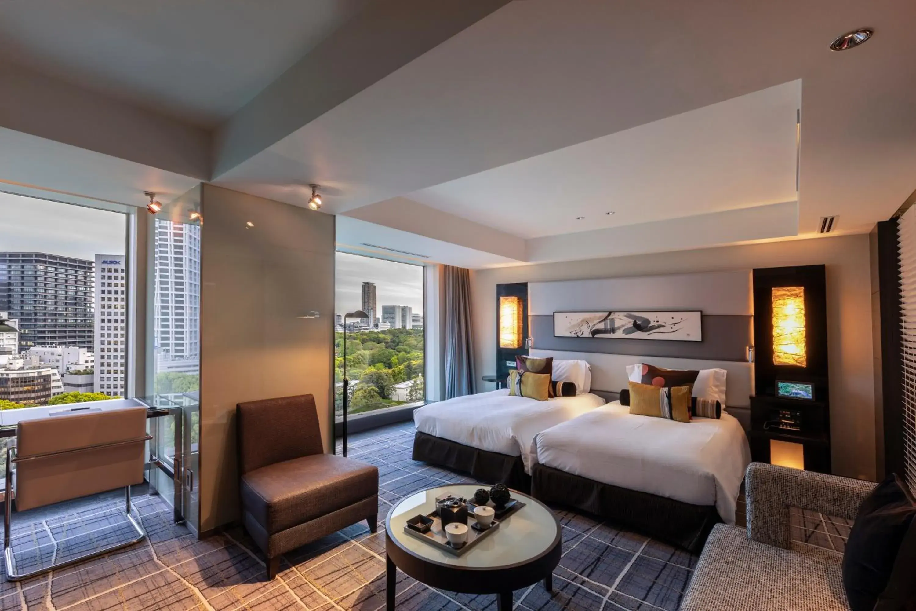 EXECUTIVE HOUSE ZEN Deluxe Twin Room Club Lounge Access - single occupancy - Non-Smoking (45sqm) in Hotel New Otani Tokyo EXECUTIVE HOUSE ZEN EXECUTIVE HOUSE ZEN Deluxe Twin Room Club Lounge Access - single occupancy - Non-Smoking (45sqm) in Hotel New Otani Tokyo EXECUTIVE HOUSE ZEN