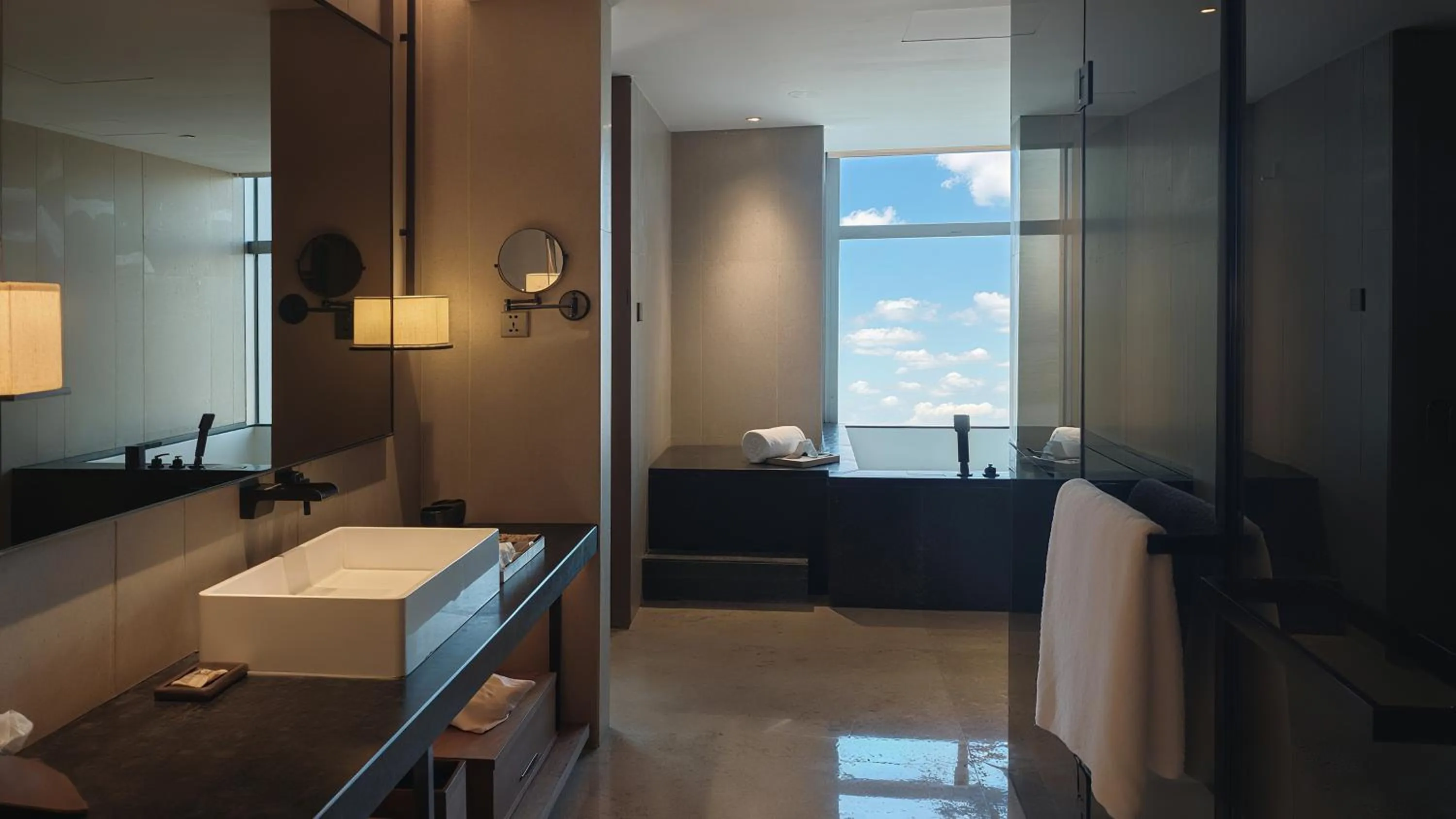 Bathroom in Aoluguya Hotel Harbin