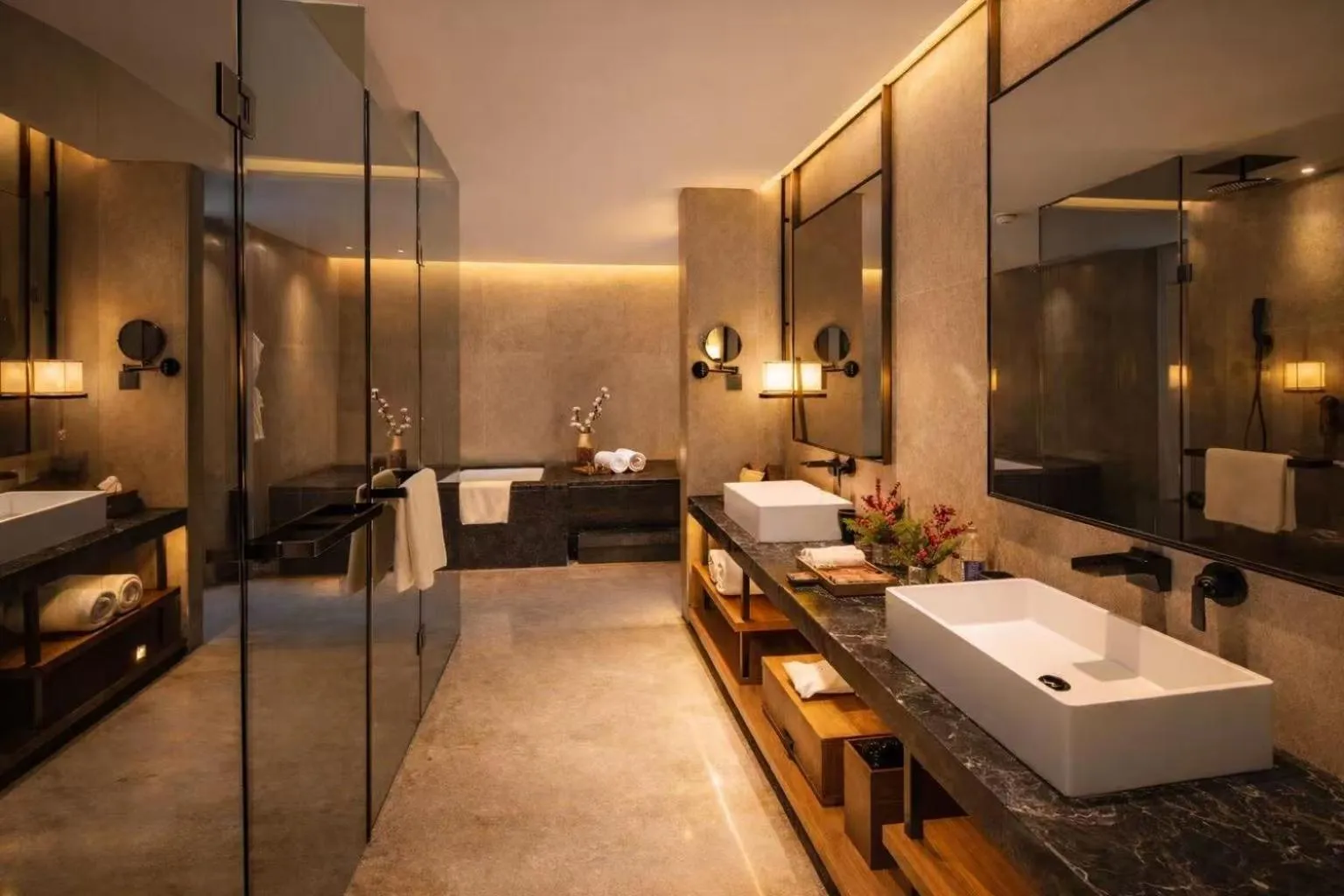 On site, Bed in Aoluguya Hotel Harbin