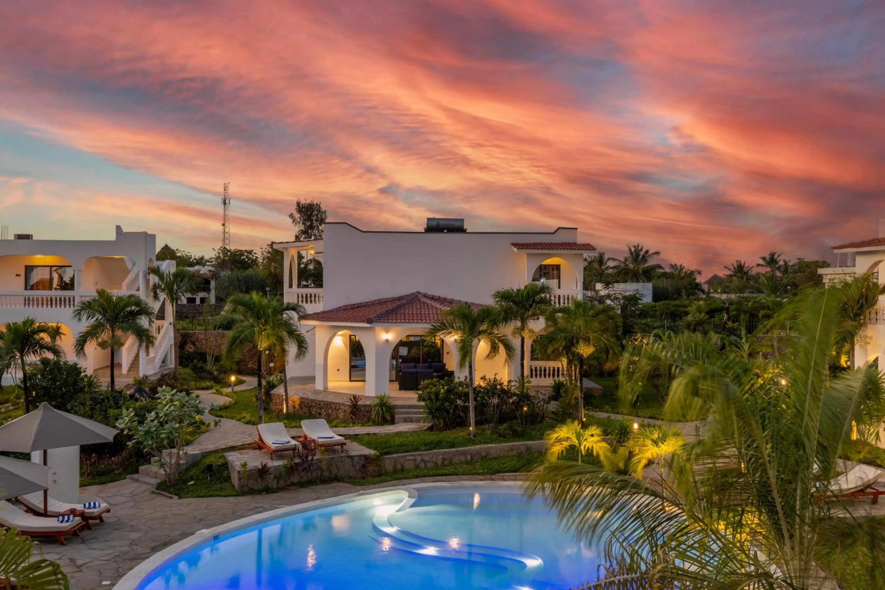 Sunset in Q Boutique Resort Malindi
