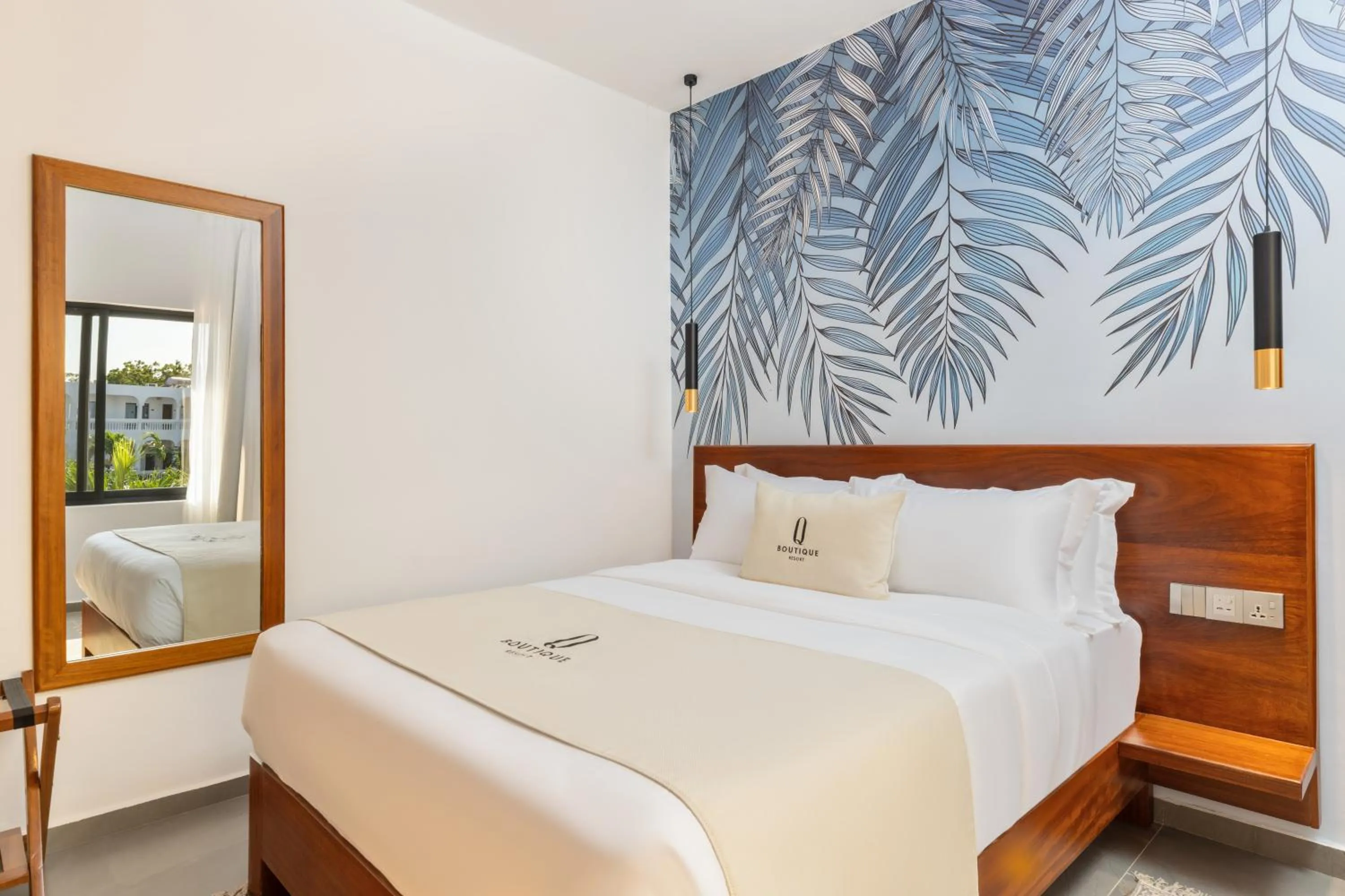 Bed in Q Boutique Resort Malindi