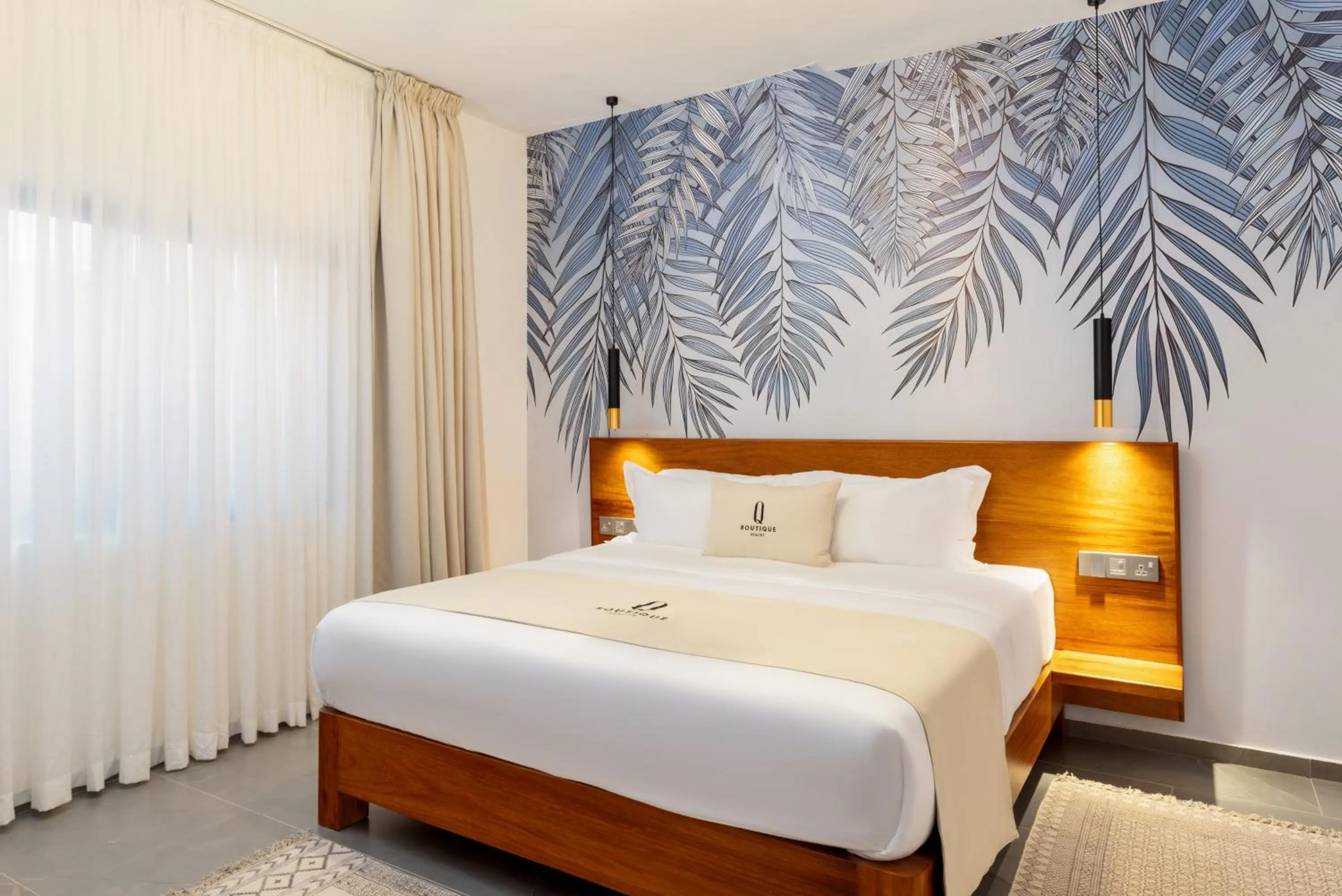 Bed in Q Boutique Resort Malindi