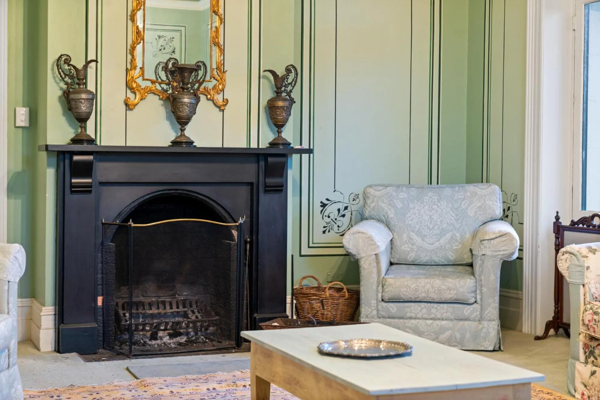 Seating area in Colhurst House