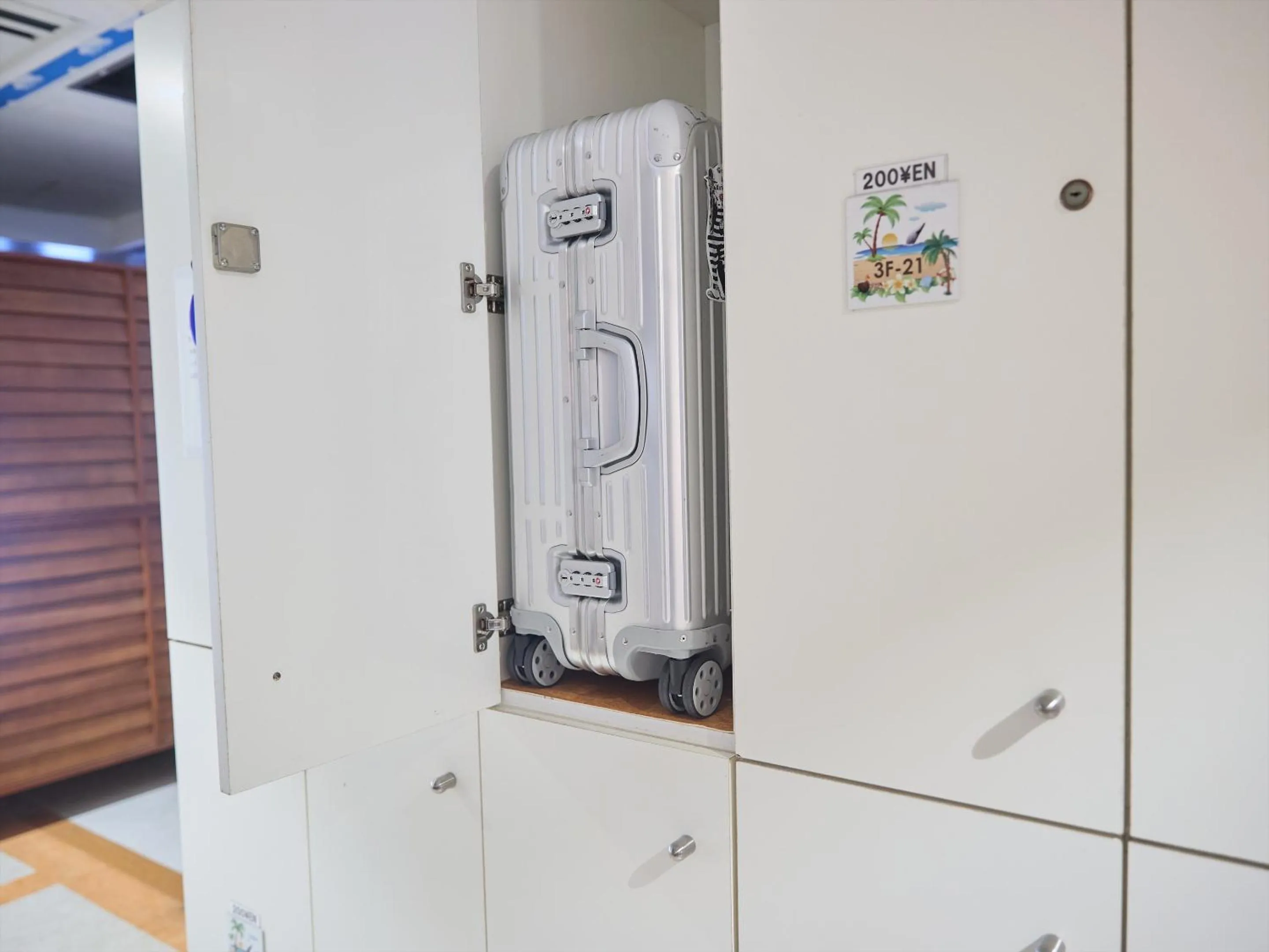 locker in Guest House Grand Naha