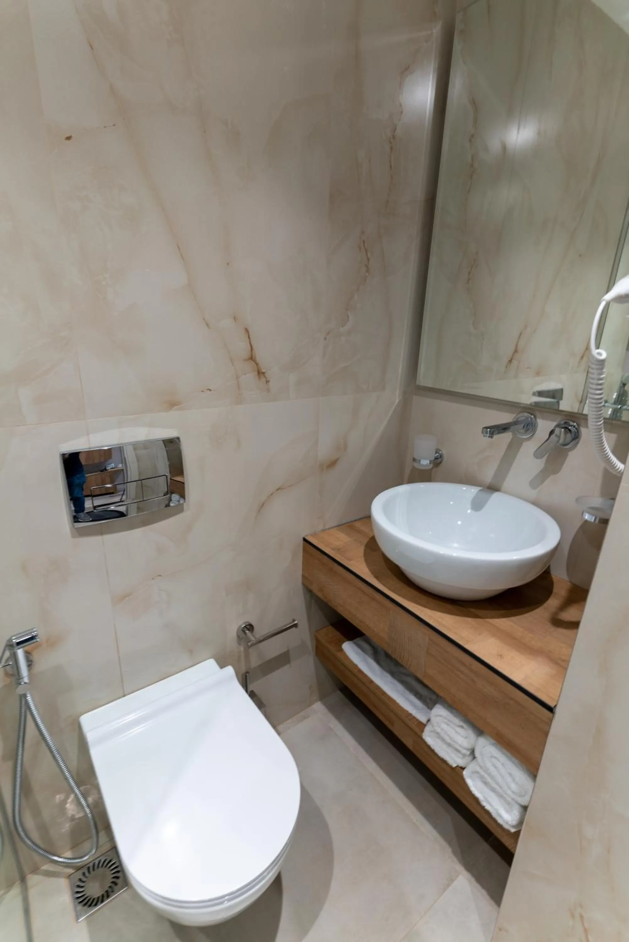 Bathroom in Titania Hotel