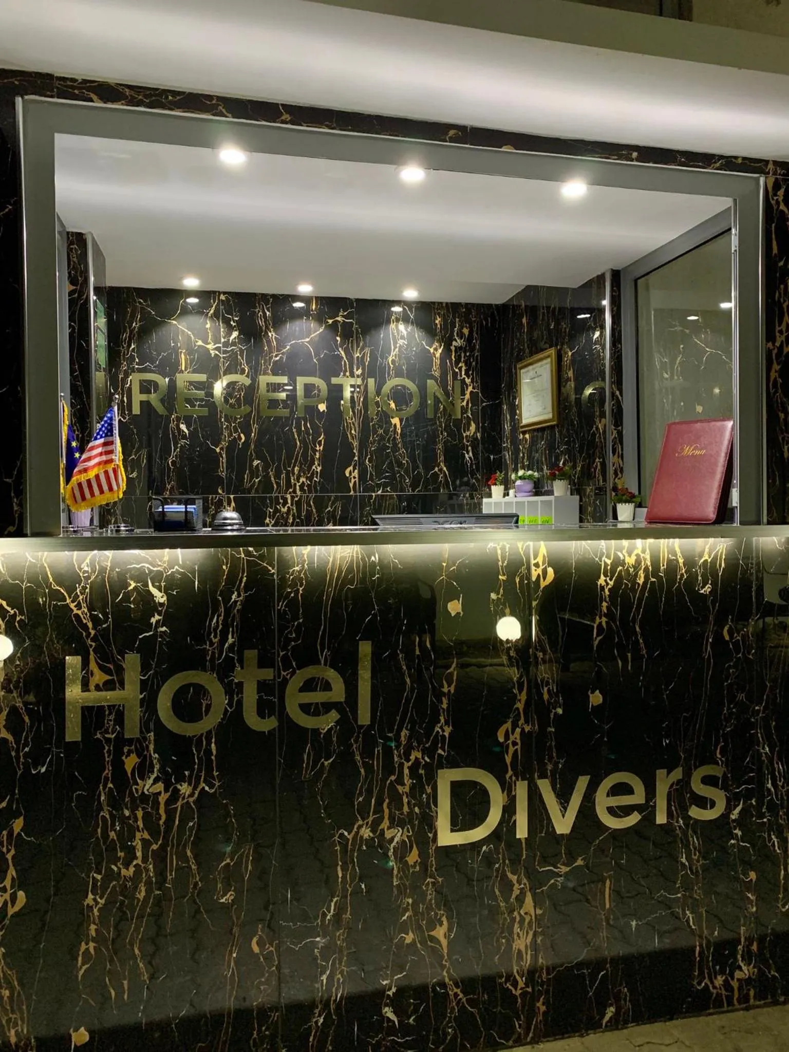 Lobby or reception in Hotel Divers