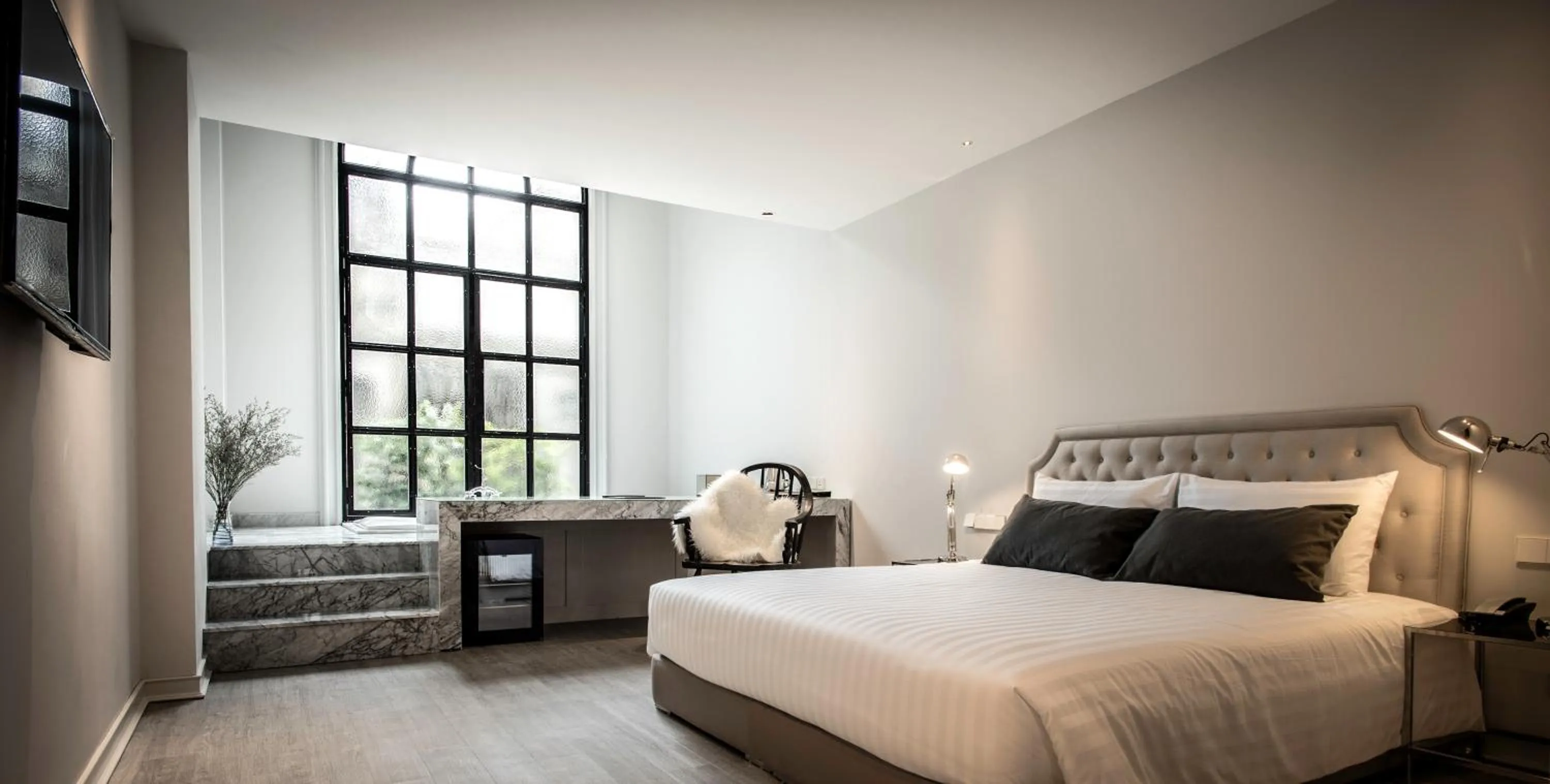 Day, Bed in Hotel Once Bangkok