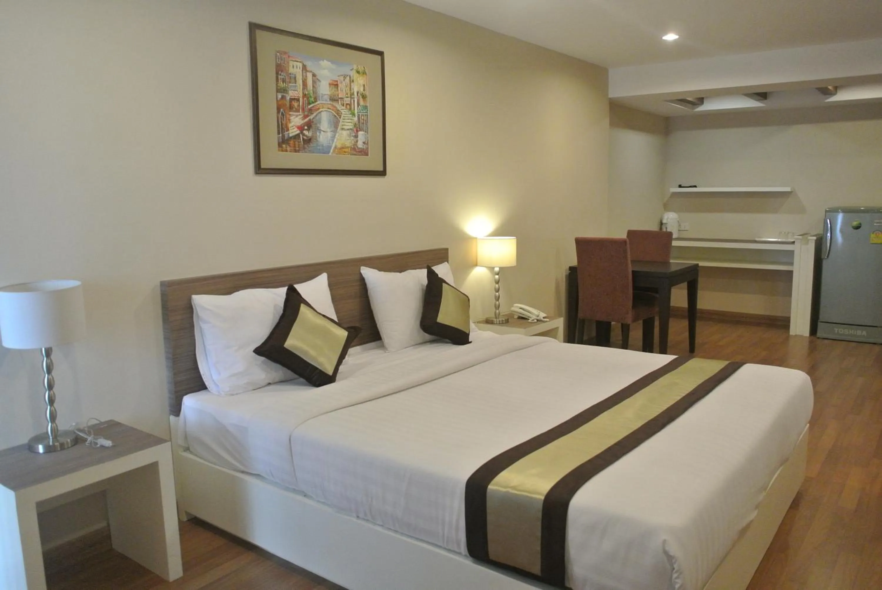 Photo of the whole room, Bed in Nanatai Suites