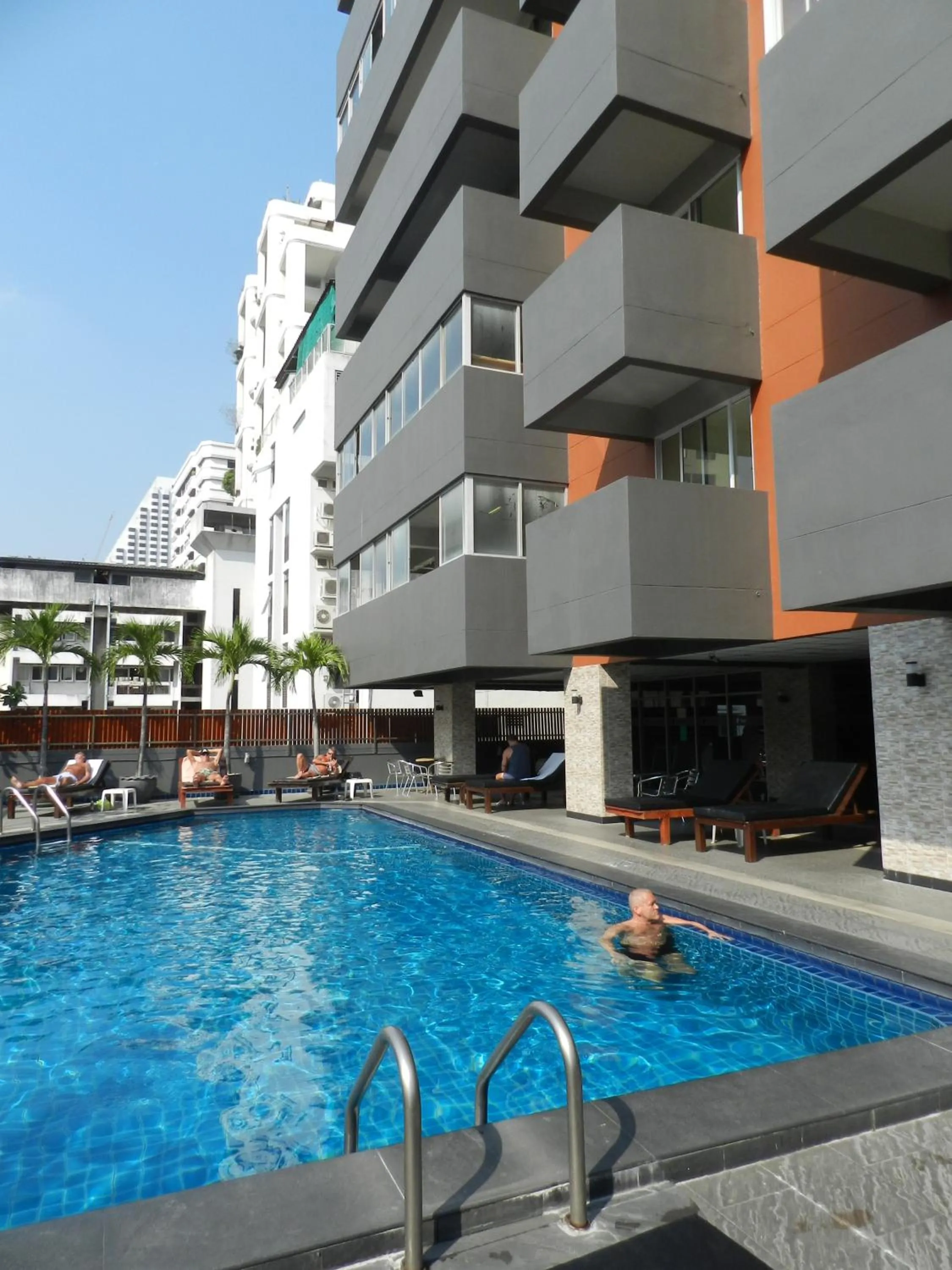 Swimming pool in Nanatai Suites